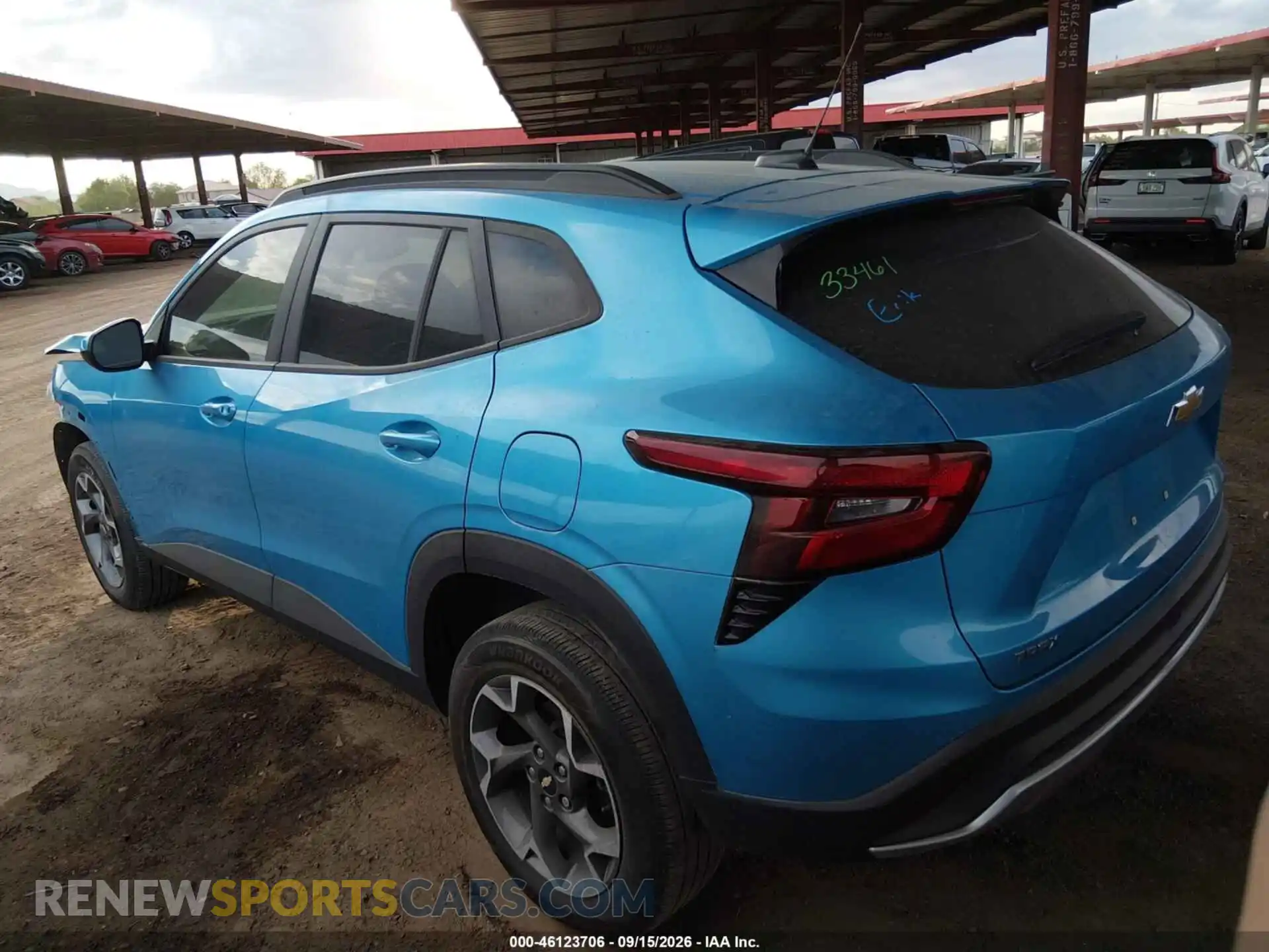 3 Photograph of a damaged car KL77LHEP3SC225859 CHEVROLET TRAX 2025