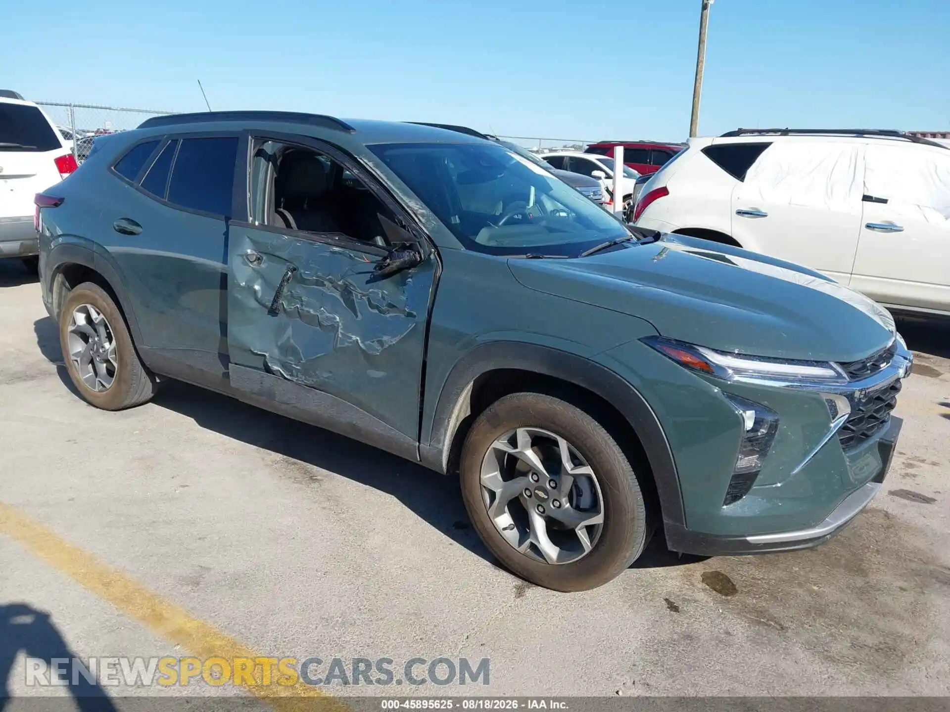 1 Photograph of a damaged car KL77LHEP3SC227448 CHEVROLET TRAX 2025