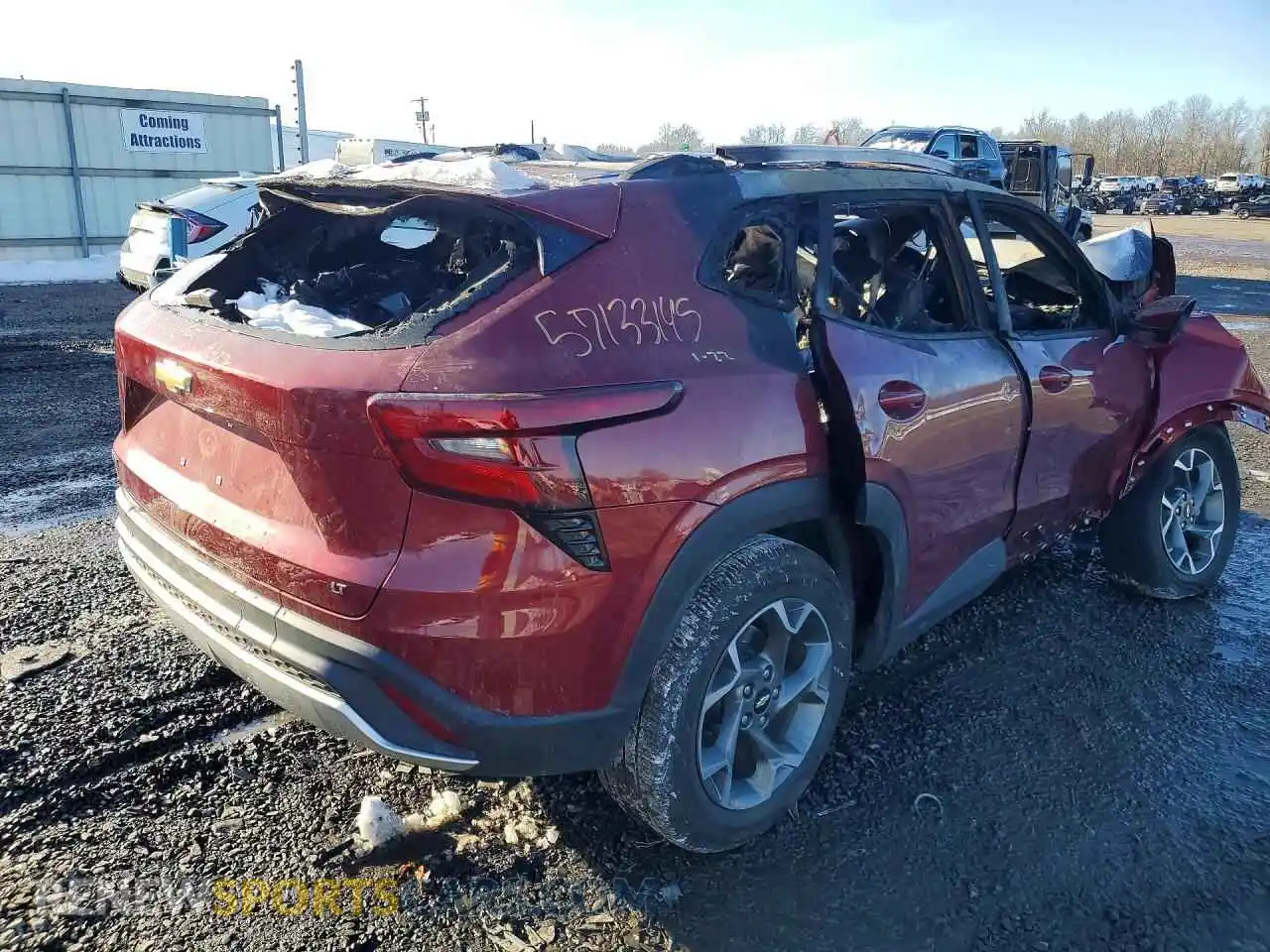 3 Photograph of a damaged car KL77LHEP3SC232357 CHEVROLET TRAX 2025