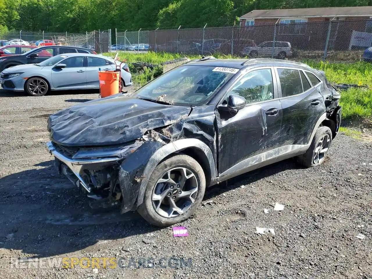 1 Photograph of a damaged car KL77LHEP3SC232536 CHEVROLET TRAX 2025