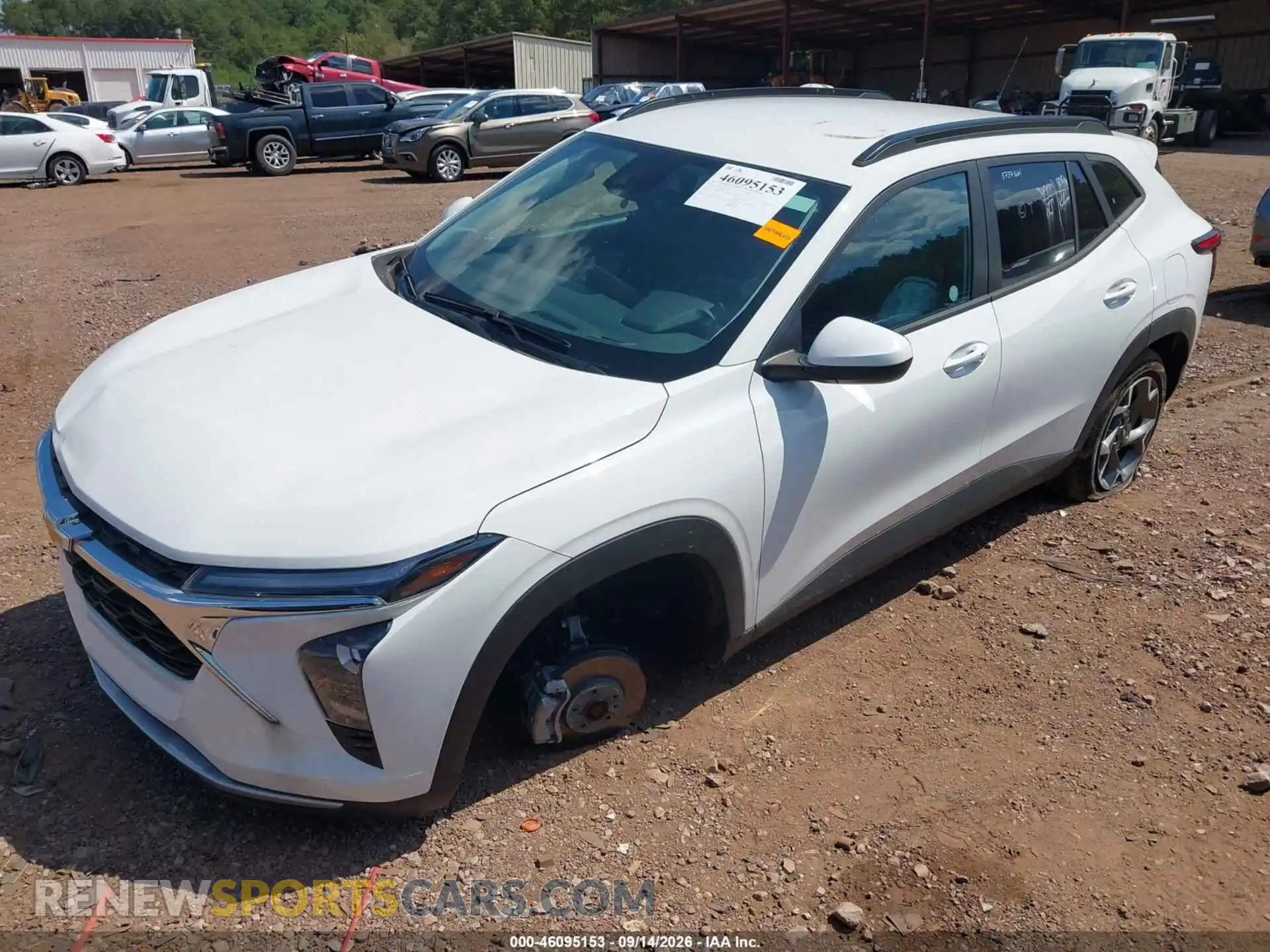 2 Photograph of a damaged car KL77LHEP3SC235095 CHEVROLET TRAX 2025