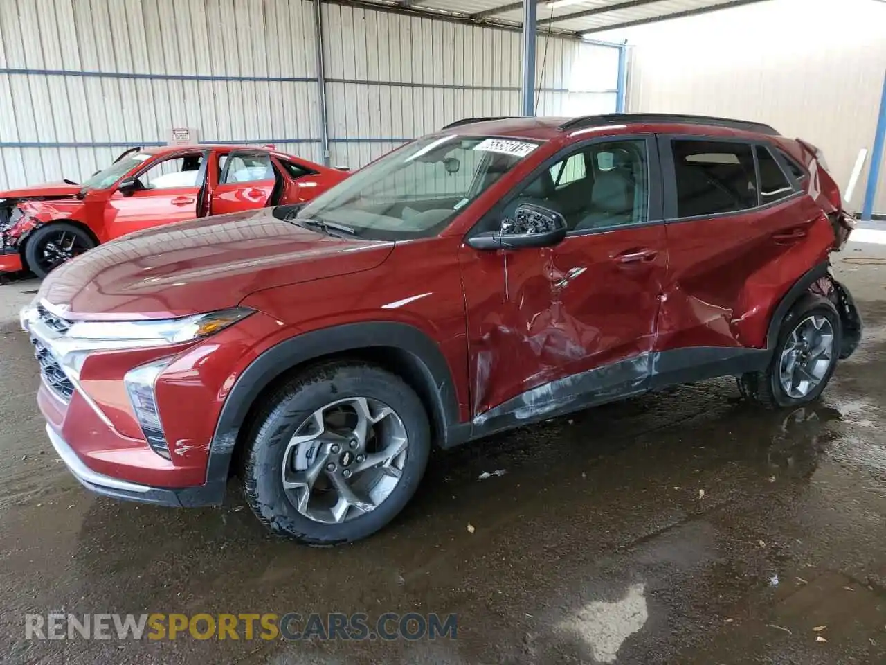 1 fotografías del automóvil dañado KL77LHEP3SC242581 CHEVROLET TRAX 2025
