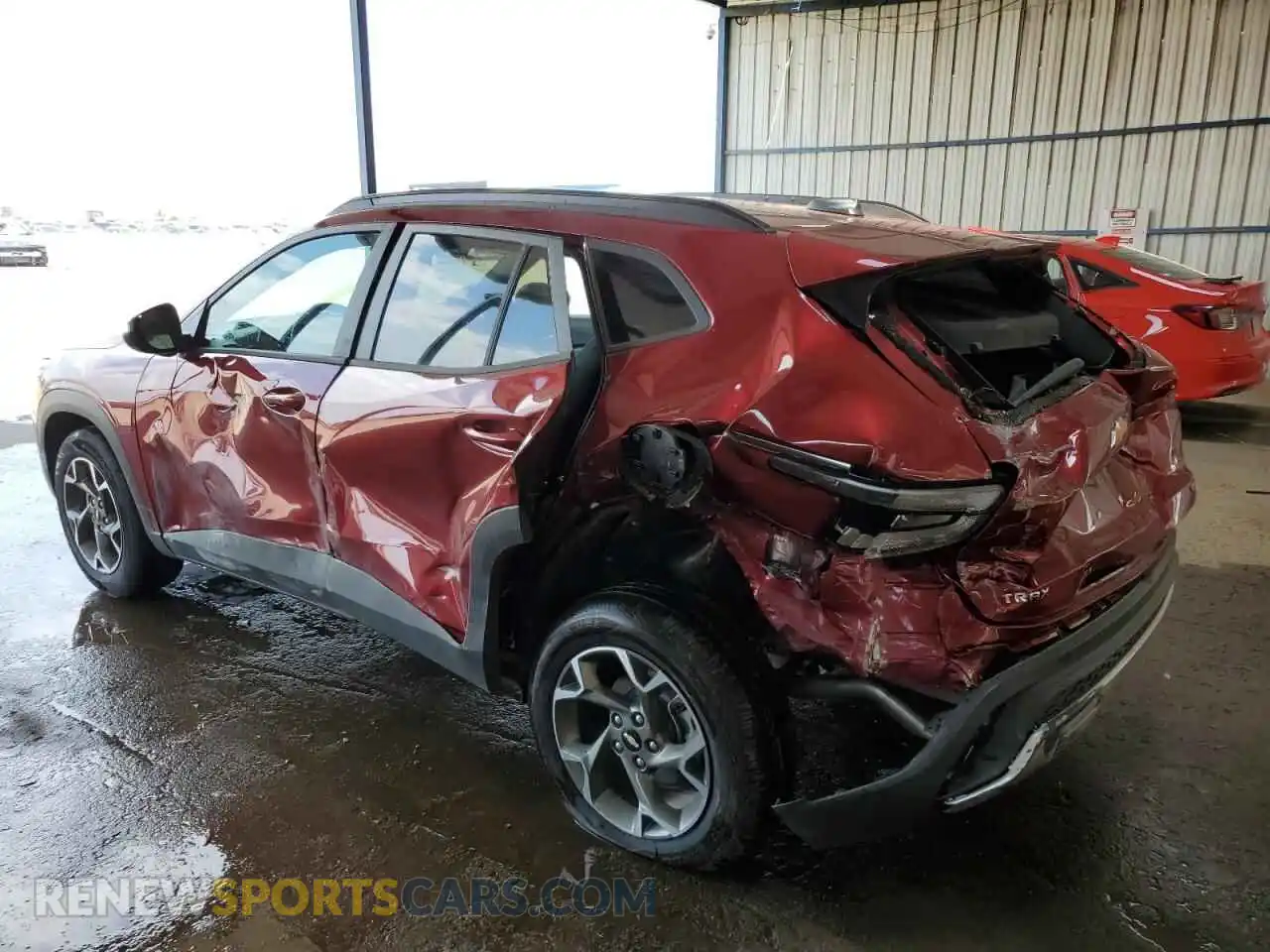 2 fotografías del automóvil dañado KL77LHEP3SC242581 CHEVROLET TRAX 2025