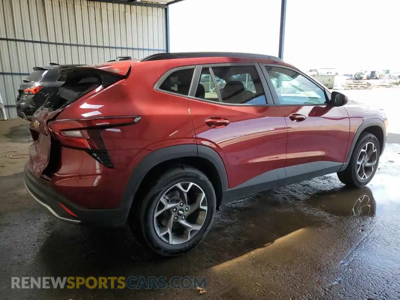 3 fotografías del automóvil dañado KL77LHEP3SC242581 CHEVROLET TRAX 2025