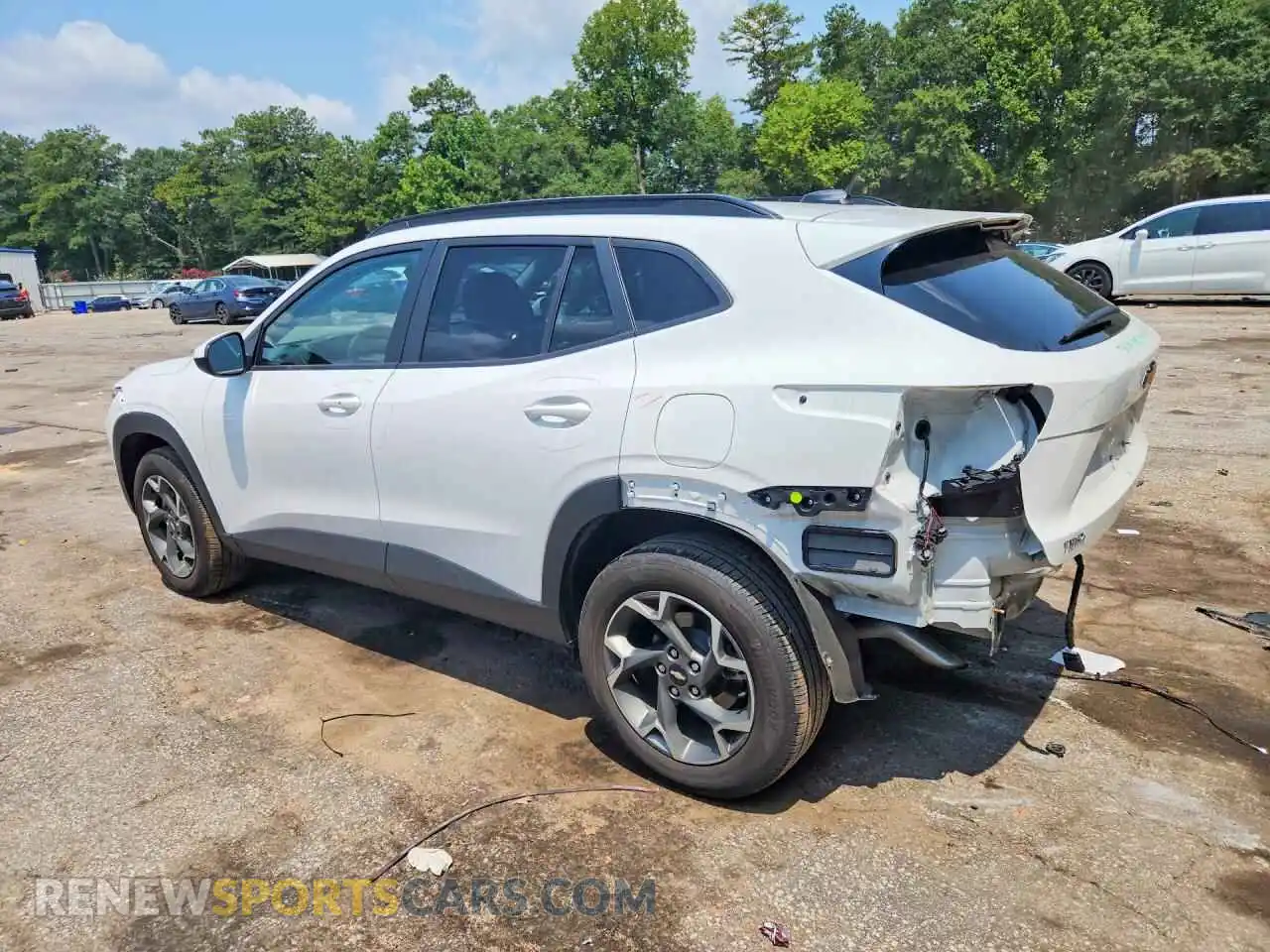 2 Photograph of a damaged car KL77LHEP3SC267450 CHEVROLET TRAX 2025