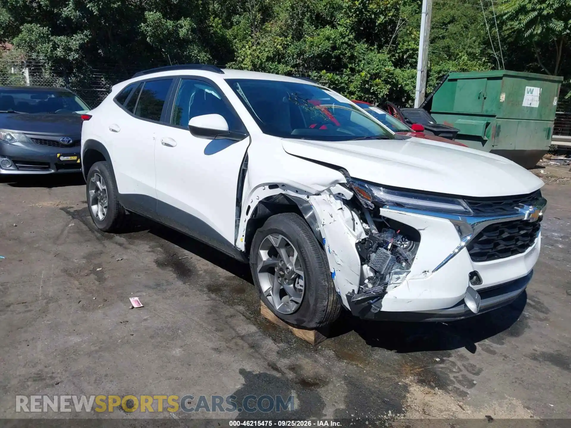 1 Photograph of a damaged car KL77LHEP3SC272924 CHEVROLET TRAX 2025
