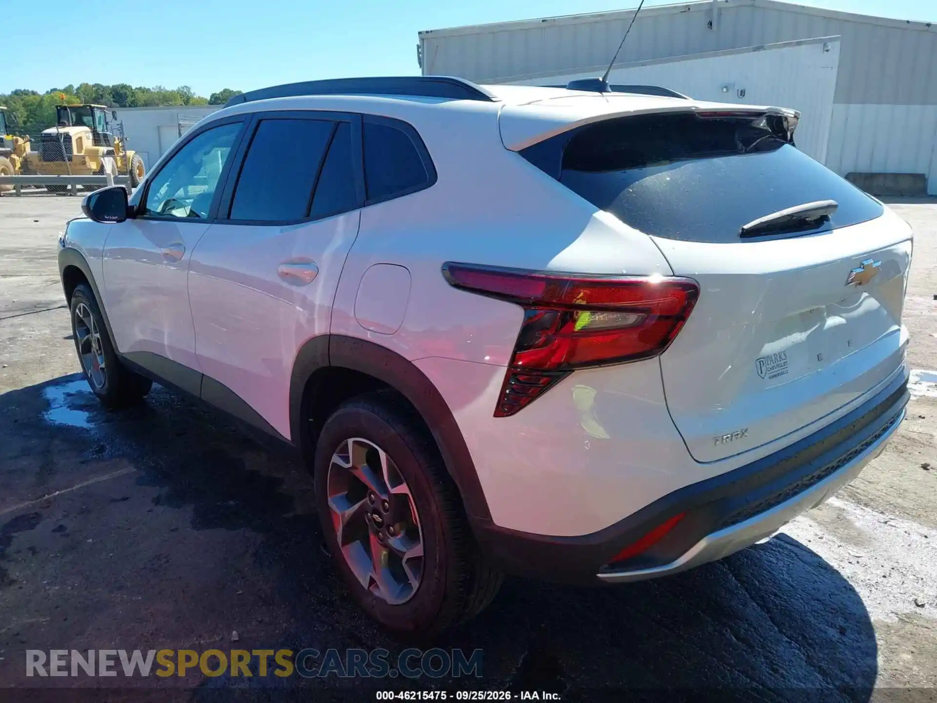 3 Photograph of a damaged car KL77LHEP3SC272924 CHEVROLET TRAX 2025