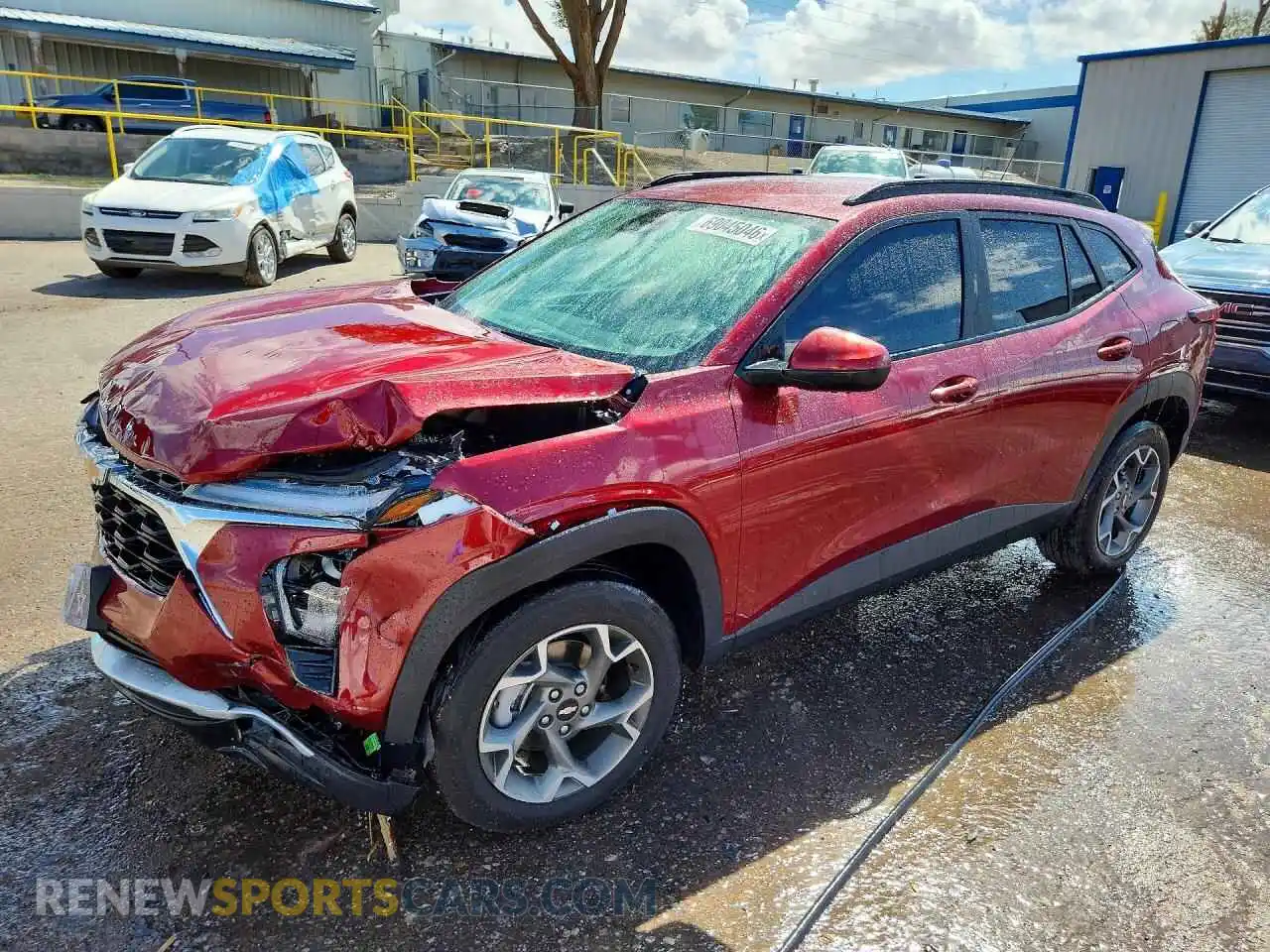 1 Фотография поврежденного автомобиля KL77LHEP3SC283213 CHEVROLET TRAX 2025