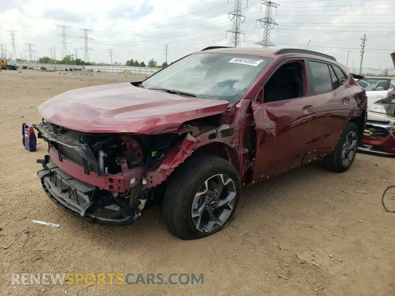 1 Photograph of a damaged car KL77LHEP4SC004917 CHEVROLET TRAX 2025