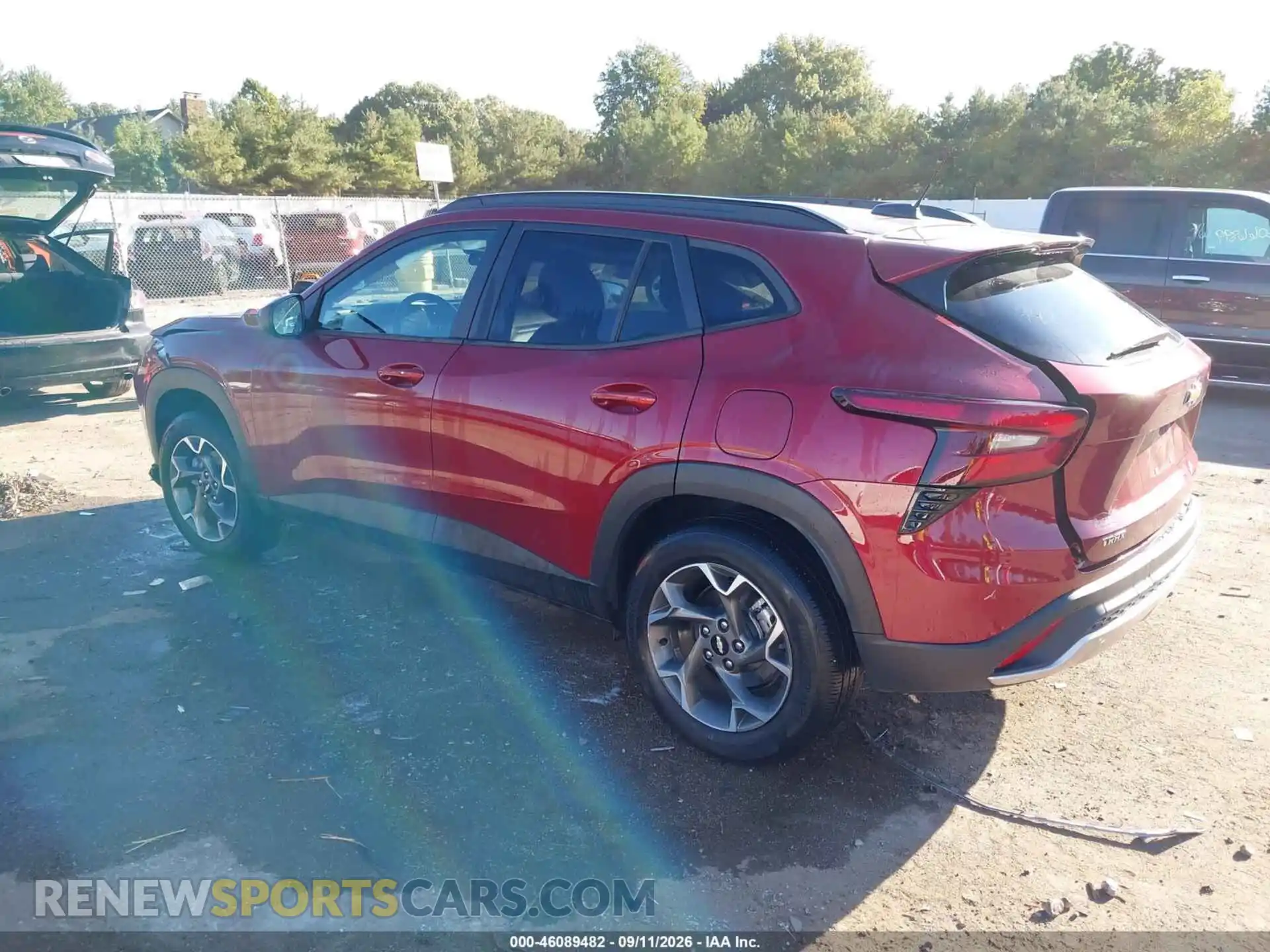 3 Photograph of a damaged car KL77LHEP4SC062400 CHEVROLET TRAX 2025