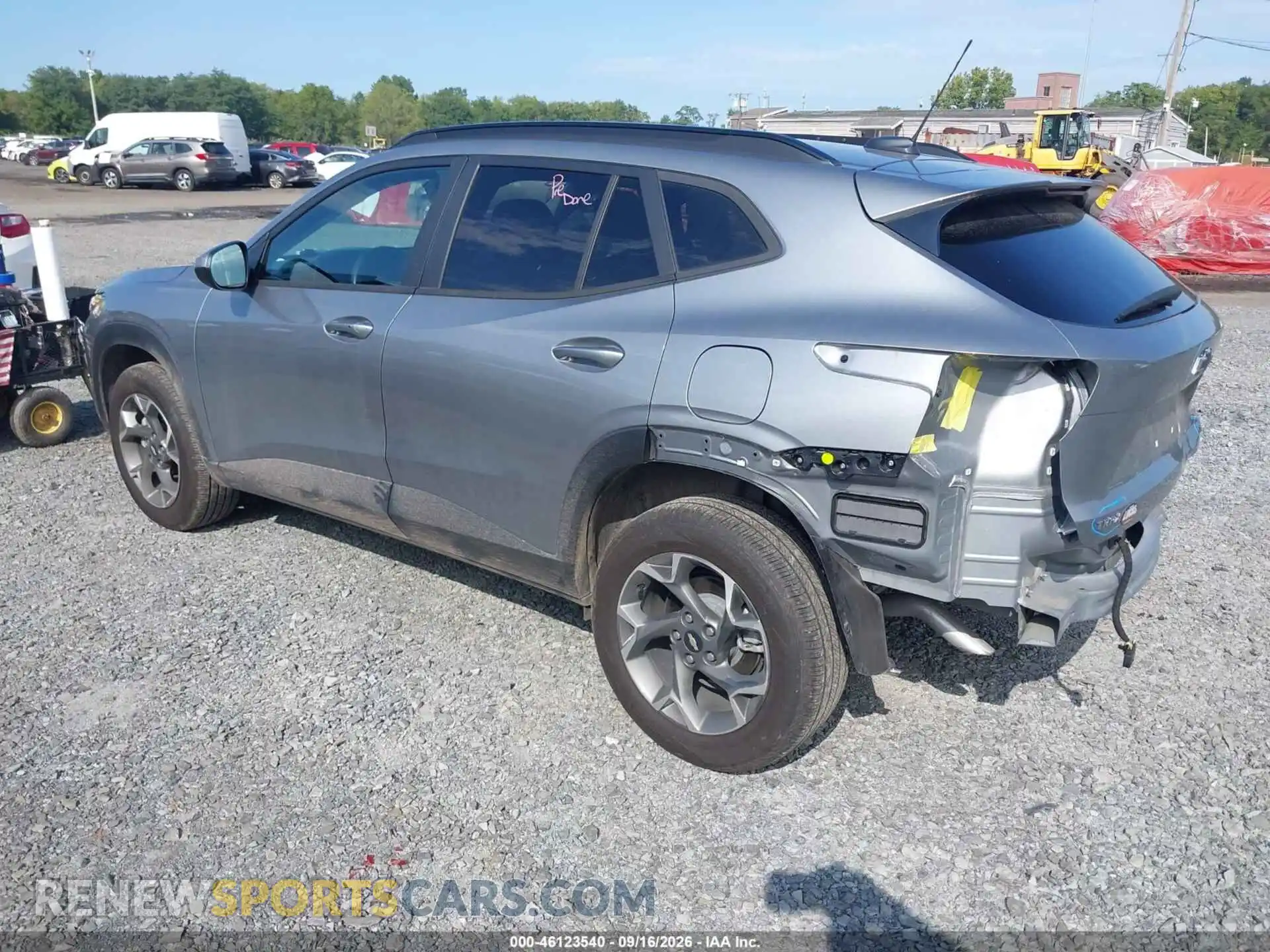 3 Photograph of a damaged car KL77LHEP4SC097132 CHEVROLET TRAX 2025