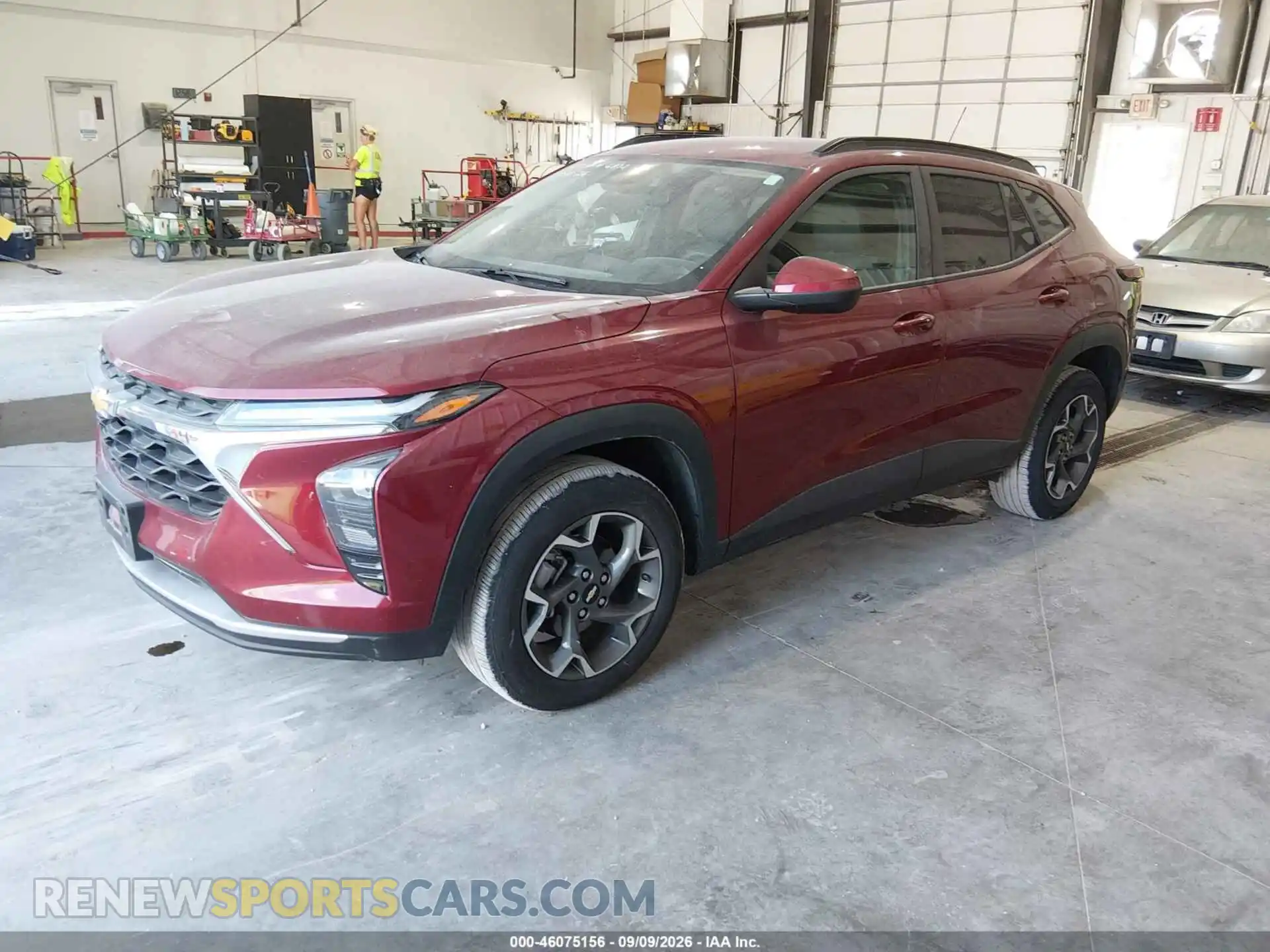 2 Photograph of a damaged car KL77LHEP4SC121087 CHEVROLET TRAX 2025
