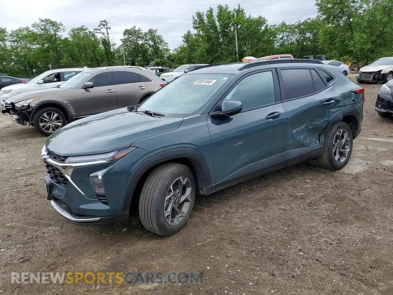 1 Photograph of a damaged car KL77LHEP4SC136768 CHEVROLET TRAX 2025