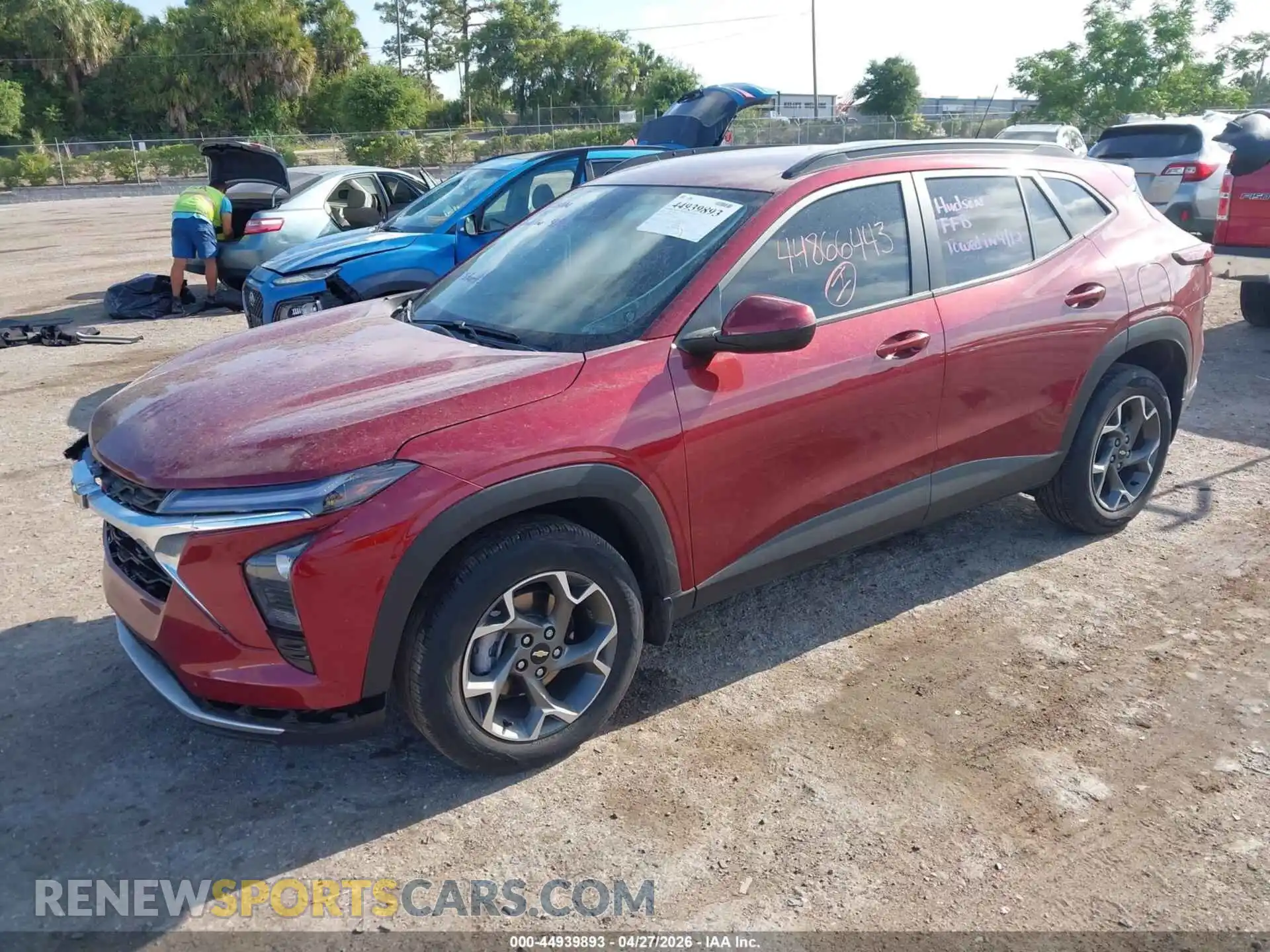2 Photograph of a damaged car KL77LHEP4SC145650 CHEVROLET TRAX 2025