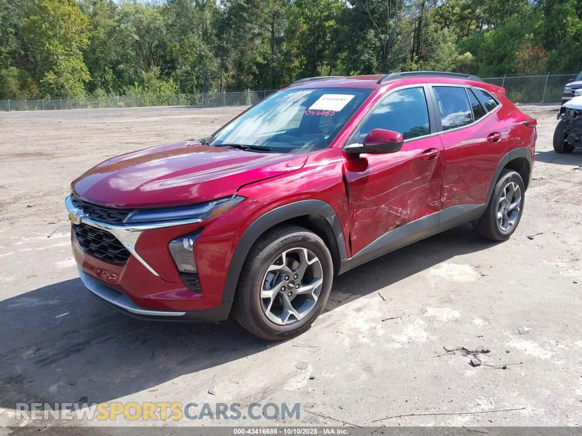 2 Photograph of a damaged car KL77LHEP4SC147429 CHEVROLET TRAX 2025