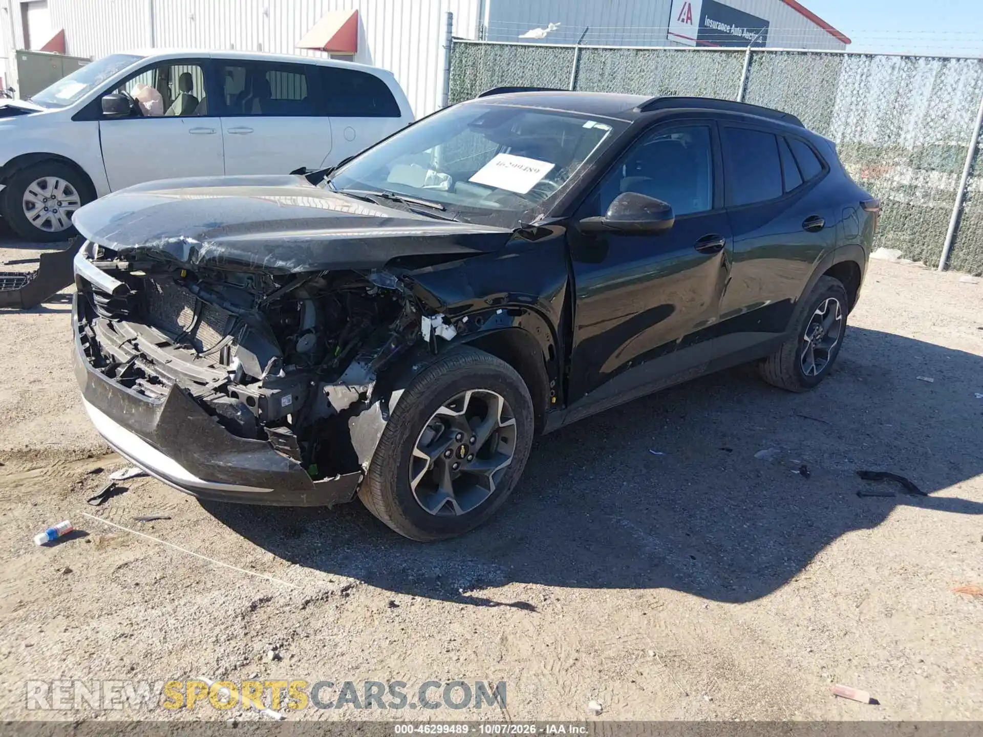 2 Фотография поврежденного автомобиля KL77LHEP4SC151609 CHEVROLET TRAX 2025