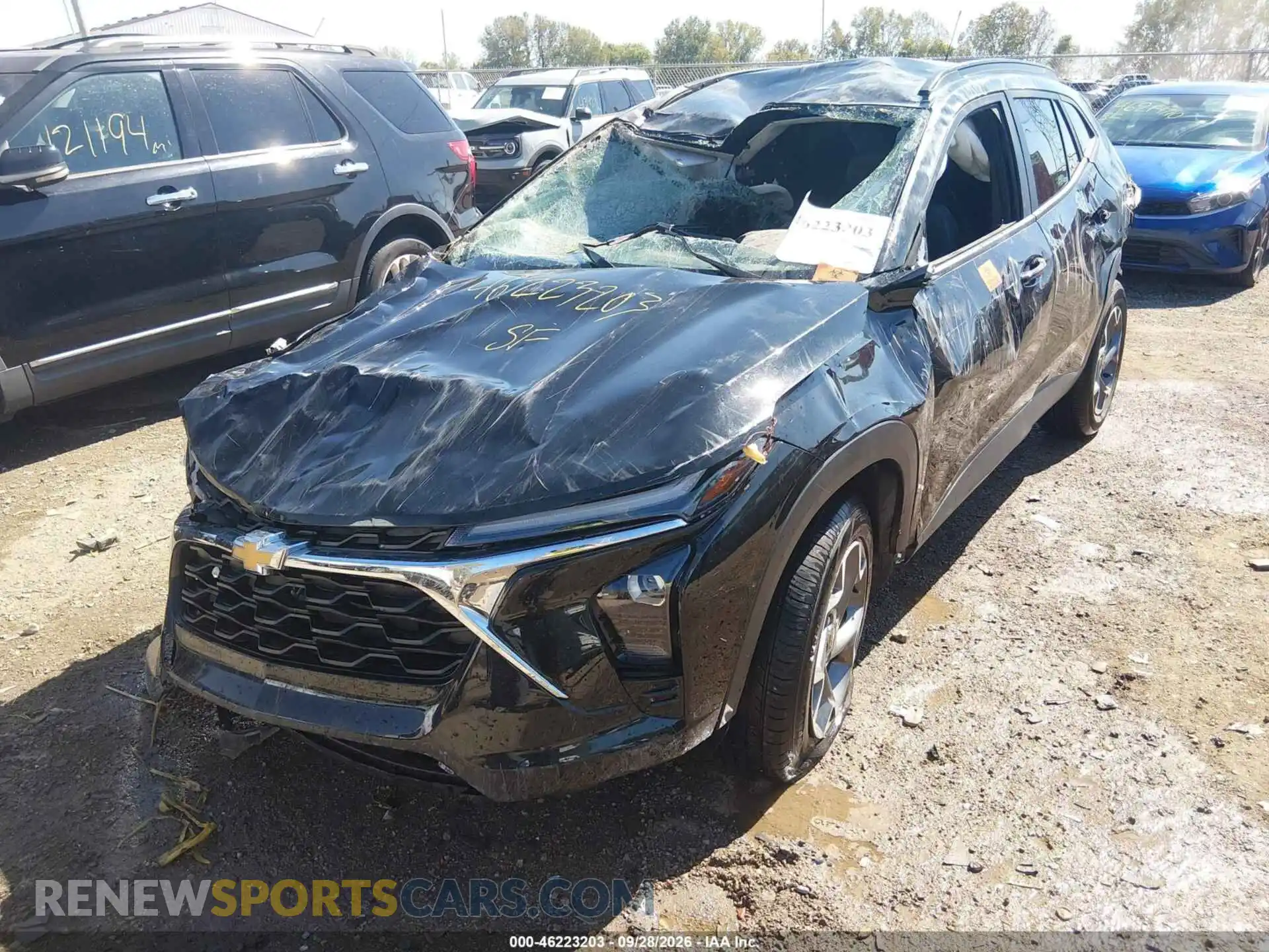 2 Photograph of a damaged car KL77LHEP4SC167289 CHEVROLET TRAX 2025