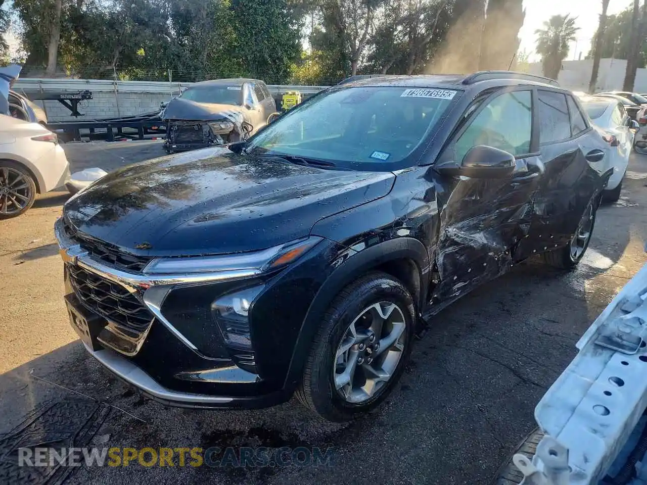 1 Photograph of a damaged car KL77LHEP4SC197831 CHEVROLET TRAX 2025