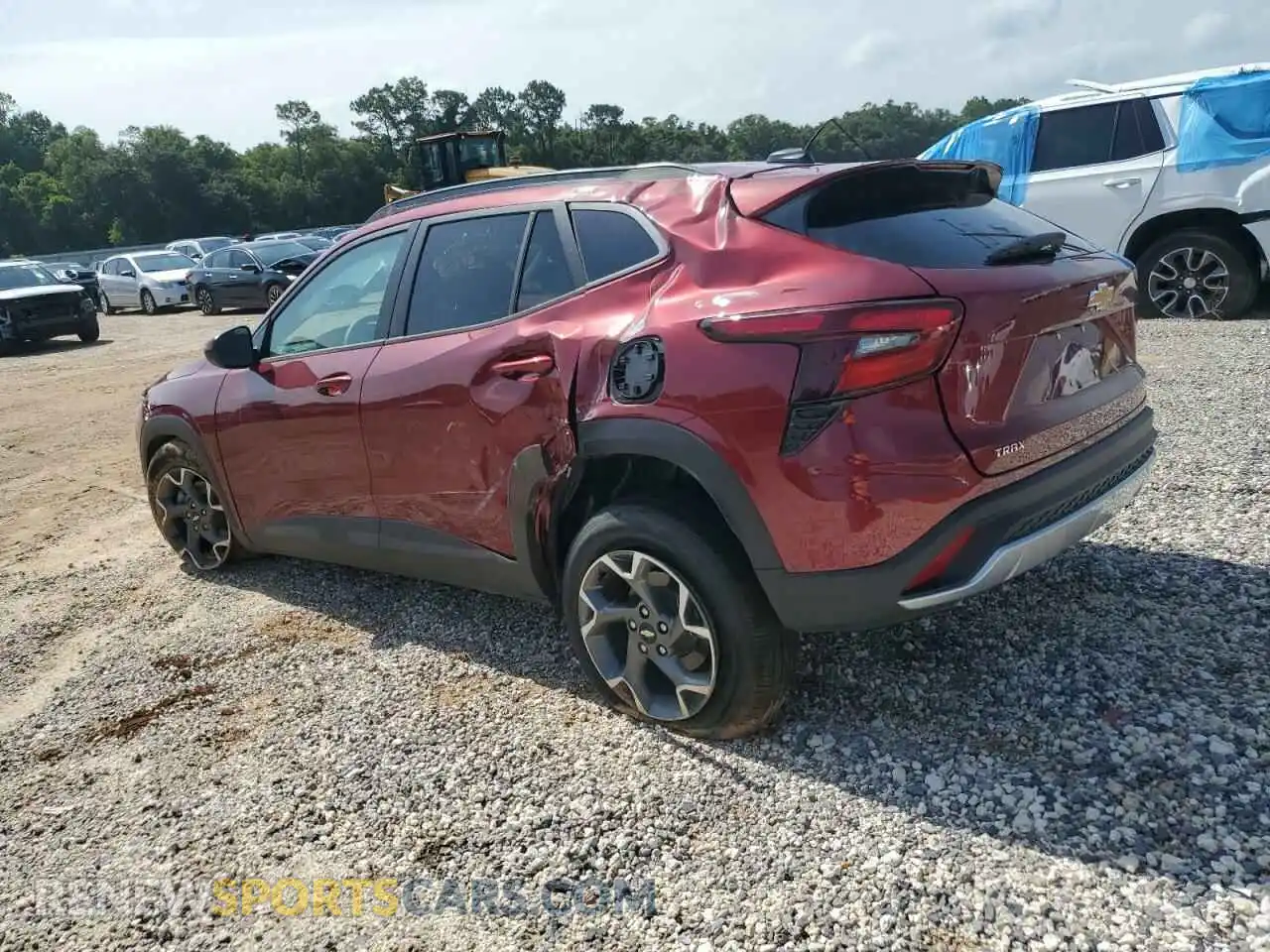 2 Photograph of a damaged car KL77LHEP4SC234215 CHEVROLET TRAX 2025
