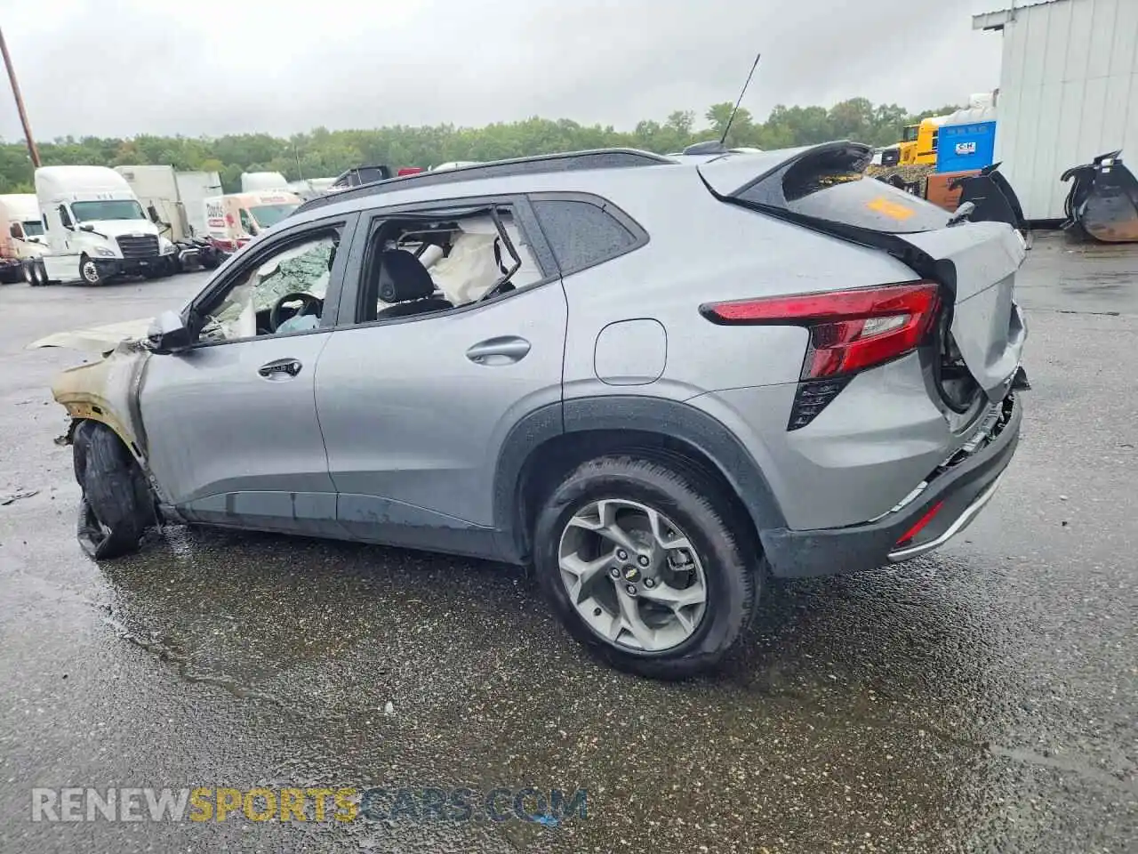 2 Photograph of a damaged car KL77LHEP4SC234635 CHEVROLET TRAX 2025
