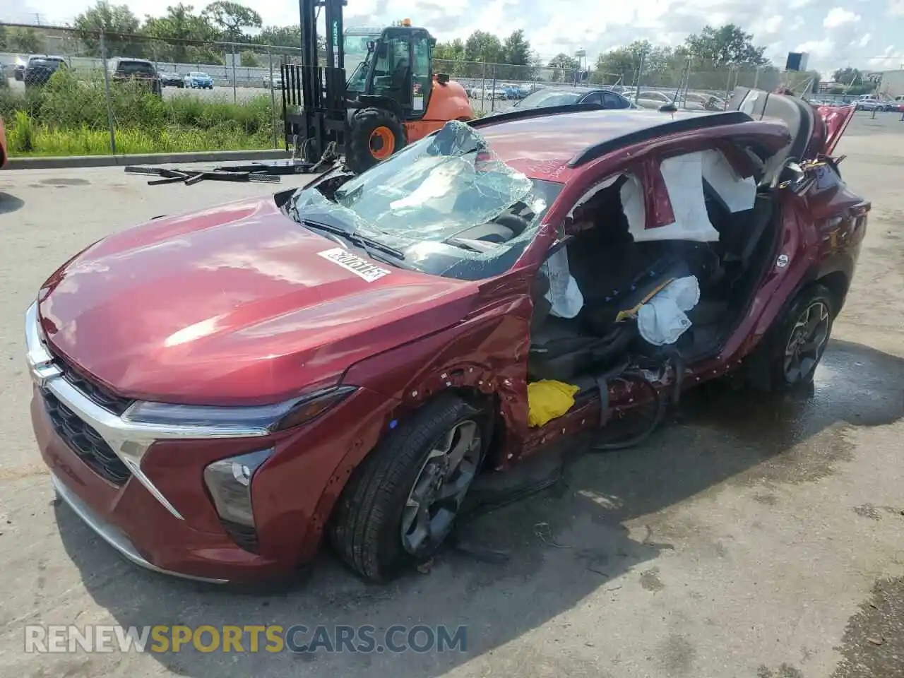 1 Photograph of a damaged car KL77LHEP4SC237700 CHEVROLET TRAX 2025