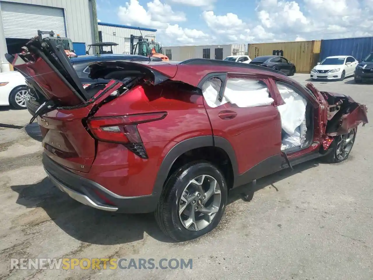 3 Photograph of a damaged car KL77LHEP4SC237700 CHEVROLET TRAX 2025