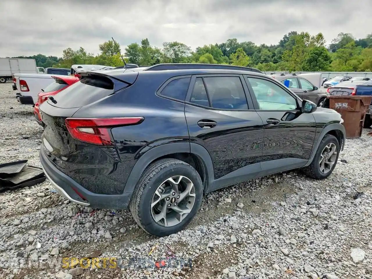 3 fotografías del automóvil dañado KL77LHEP4SC273953 CHEVROLET TRAX 2025