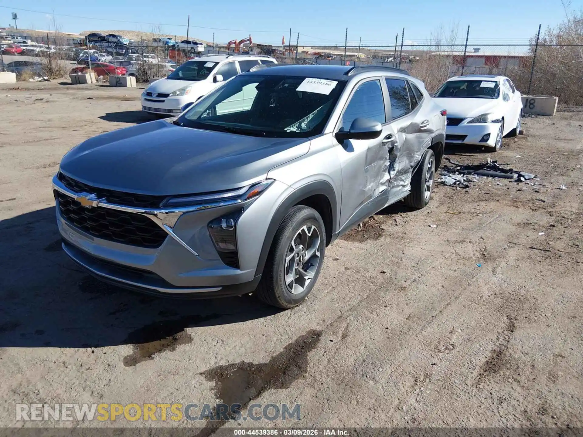 2 Photograph of a damaged car KL77LHEP4SC337604 CHEVROLET TRAX 2025