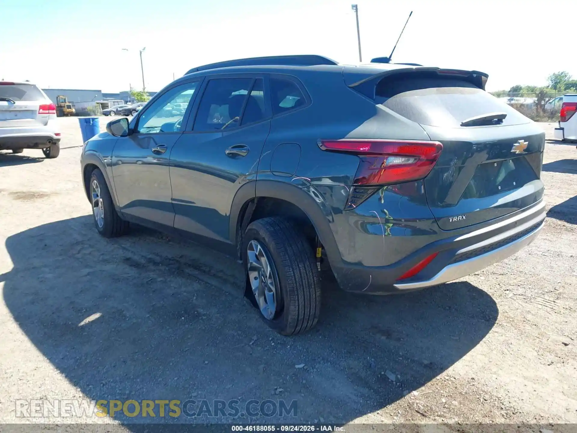 3 Photograph of a damaged car KL77LHEP4SC338042 CHEVROLET TRAX 2025