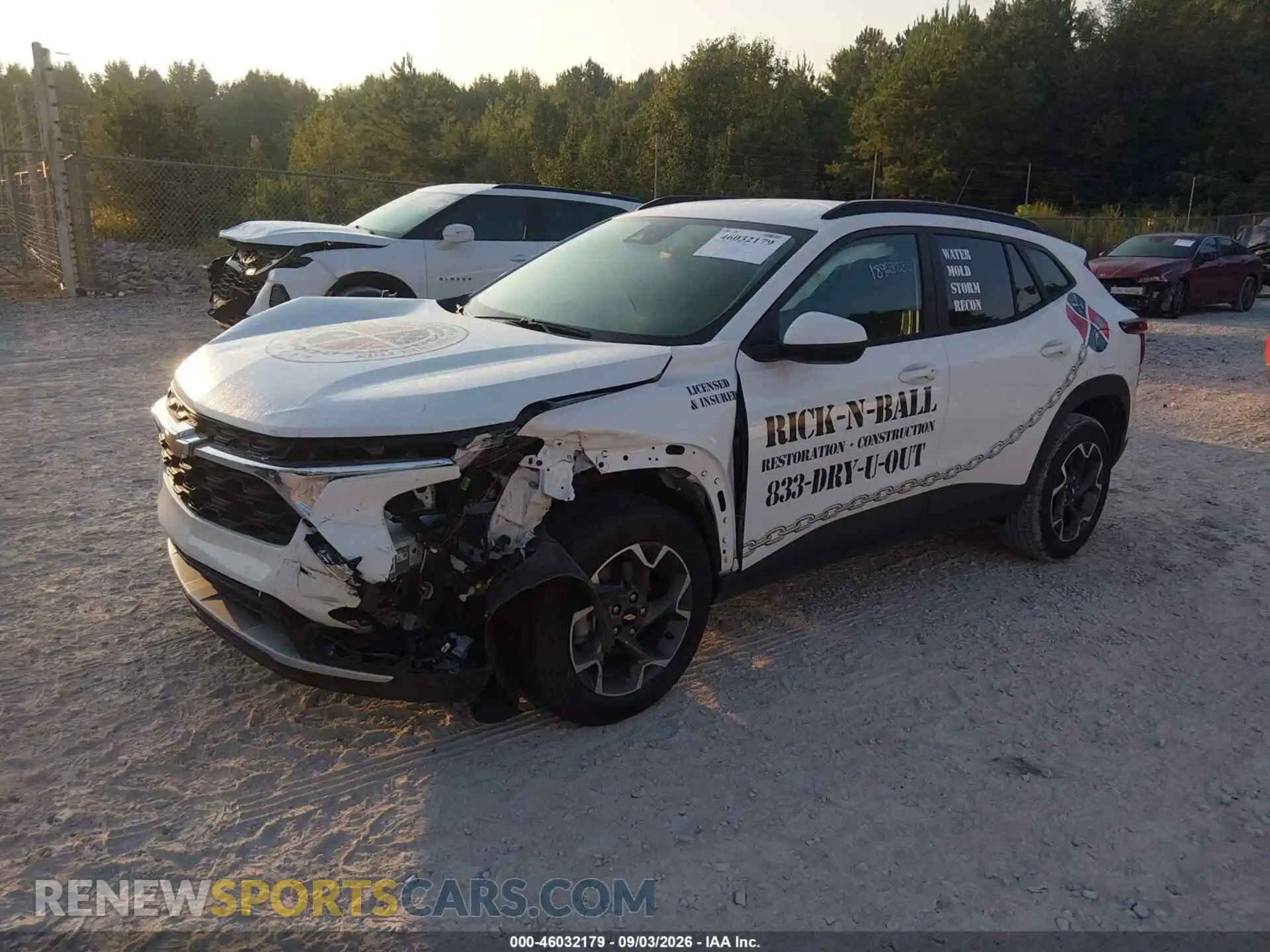 2 Photograph of a damaged car KL77LHEP5SC111720 CHEVROLET TRAX 2025