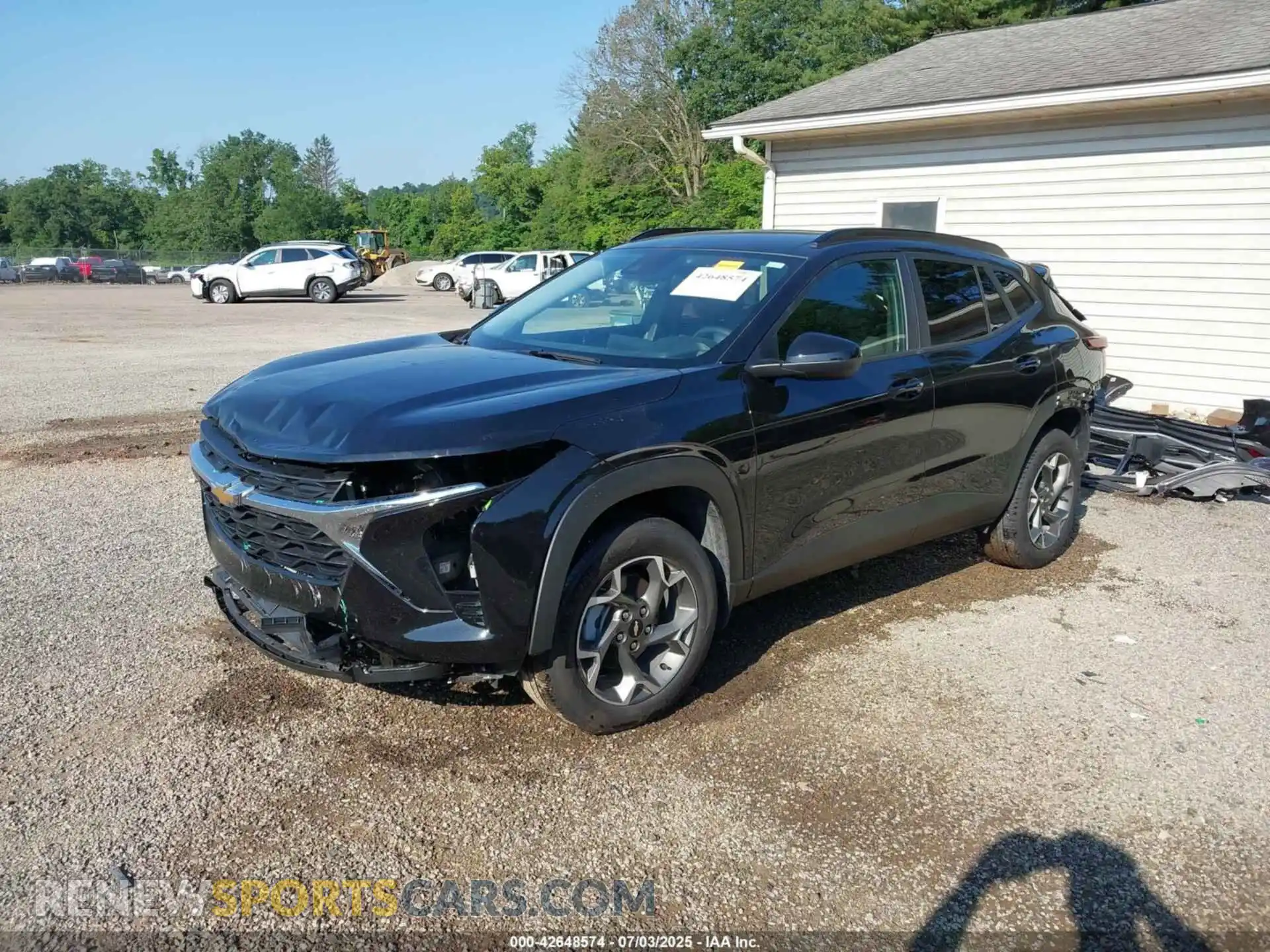 2 Photograph of a damaged car KL77LHEP5SC123916 CHEVROLET TRAX 2025