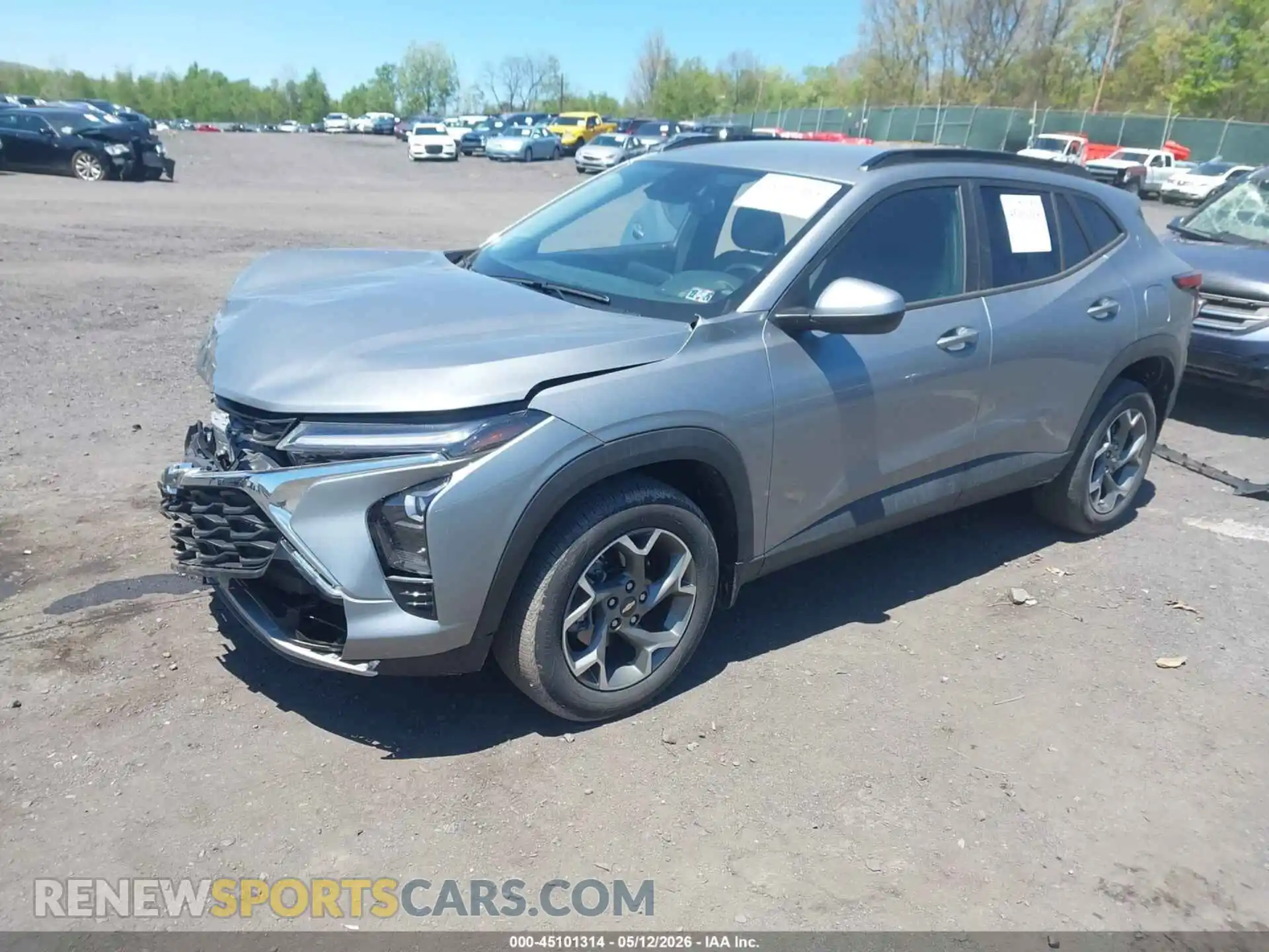 2 Photograph of a damaged car KL77LHEP5SC141123 CHEVROLET TRAX 2025