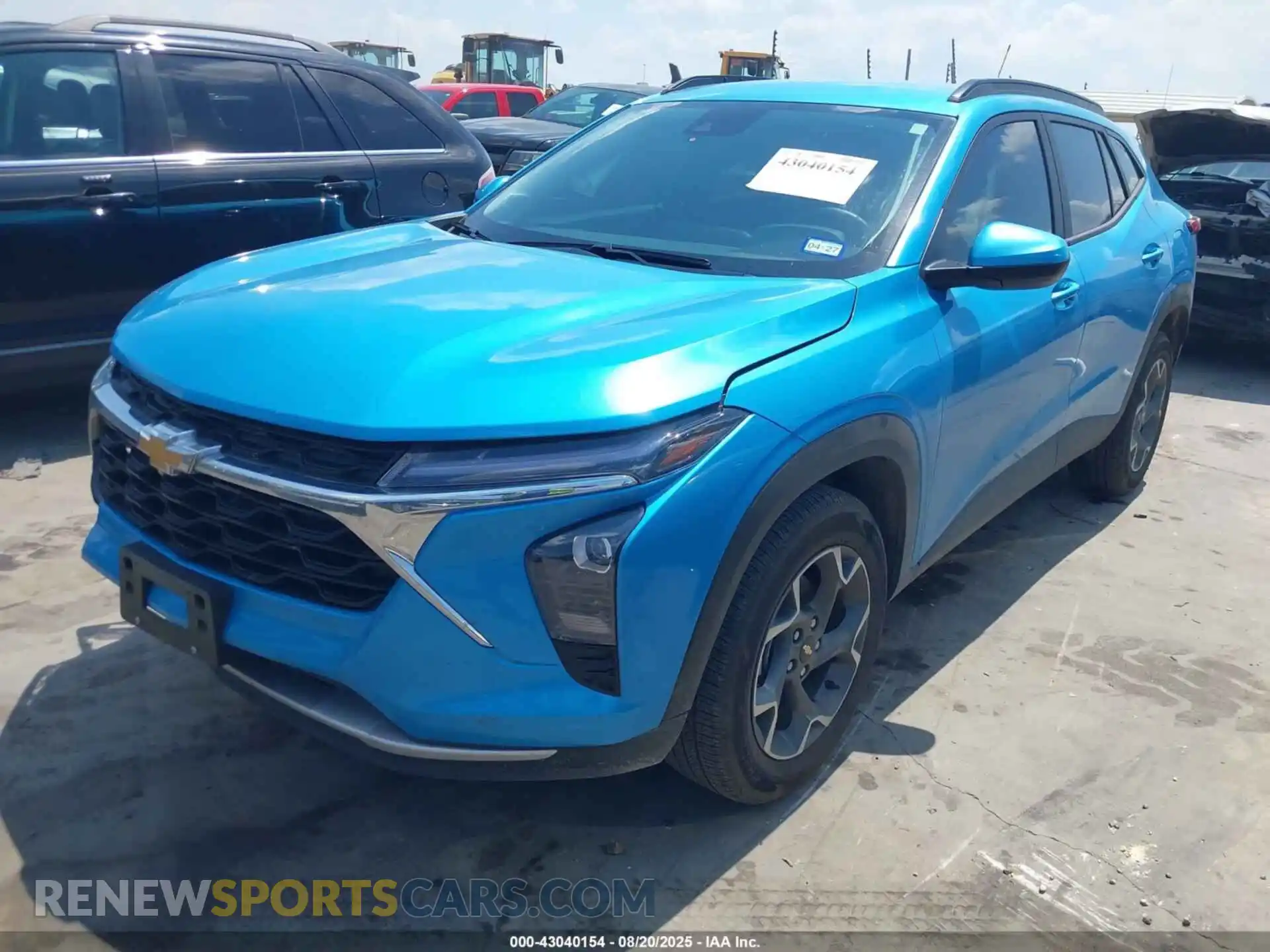 2 Photograph of a damaged car KL77LHEP5SC143888 CHEVROLET TRAX 2025