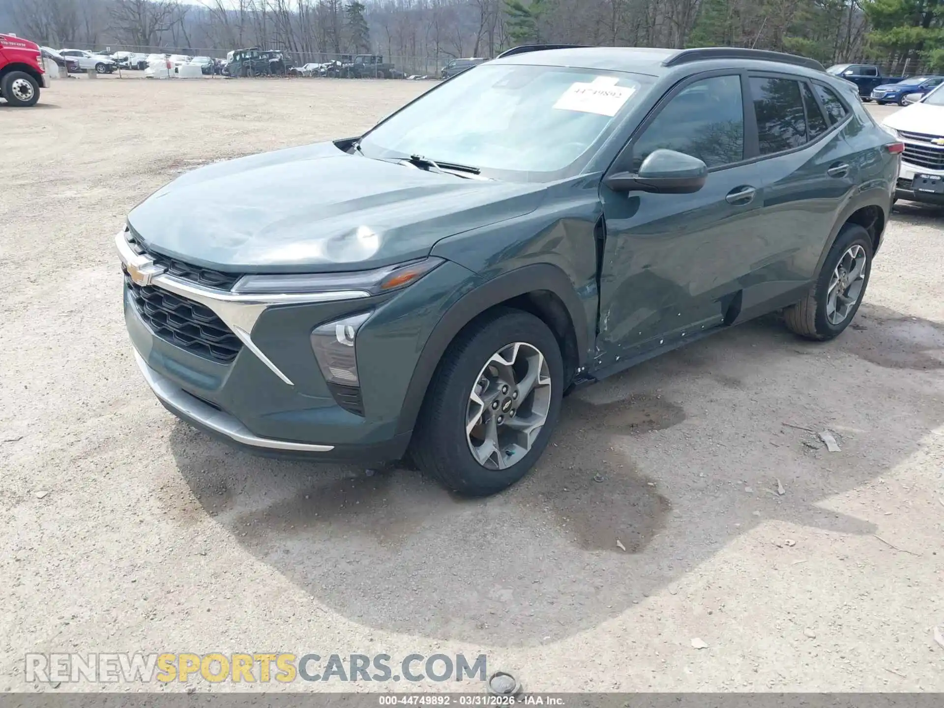 2 Фотография поврежденного автомобиля KL77LHEP5SC165888 CHEVROLET TRAX 2025