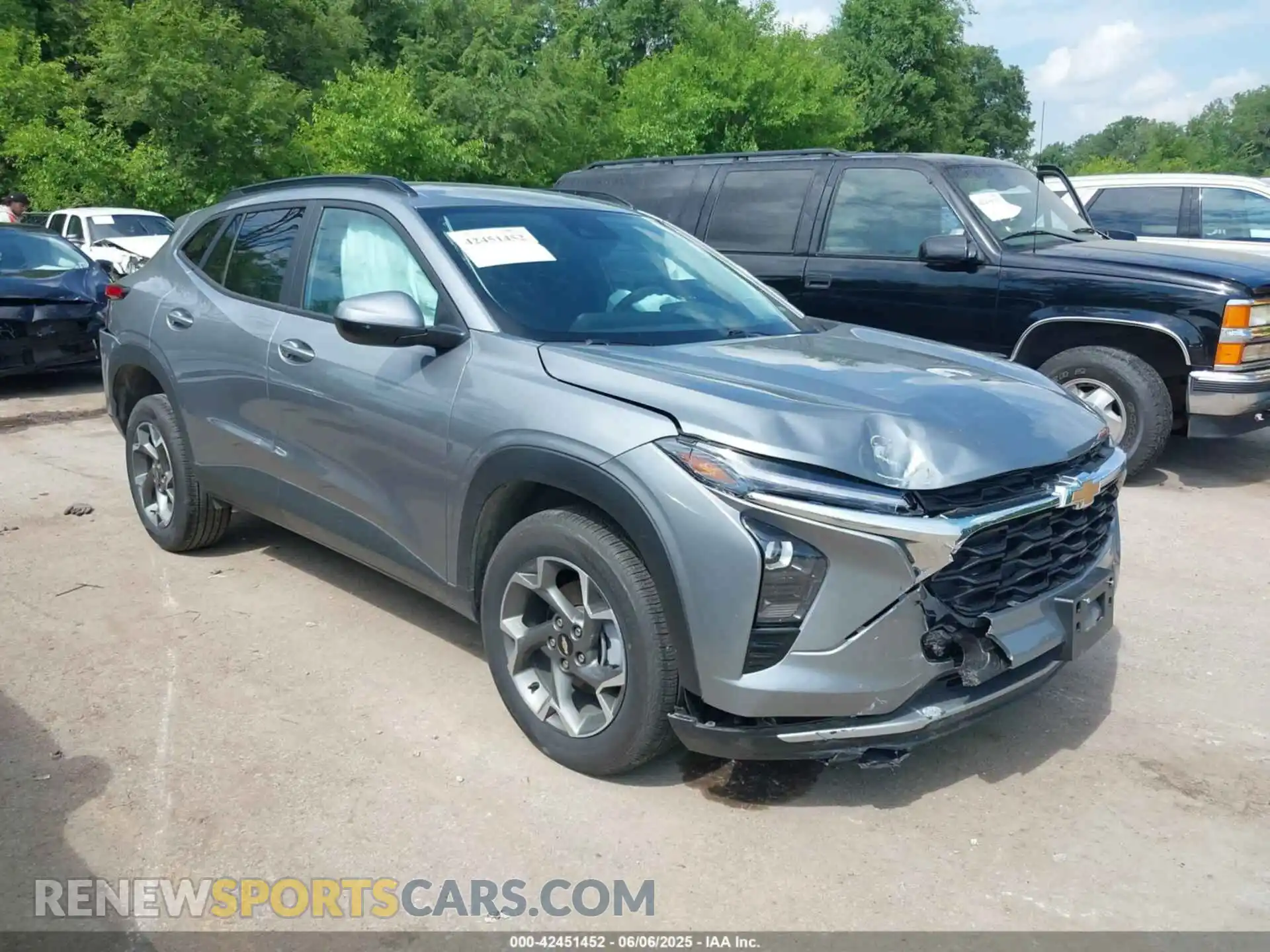 1 Photograph of a damaged car KL77LHEP5SC178625 CHEVROLET TRAX 2025