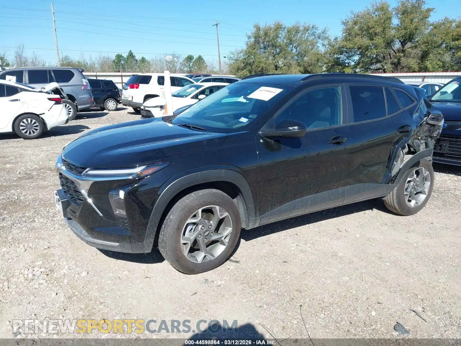2 Photograph of a damaged car KL77LHEP5SC180374 CHEVROLET TRAX 2025