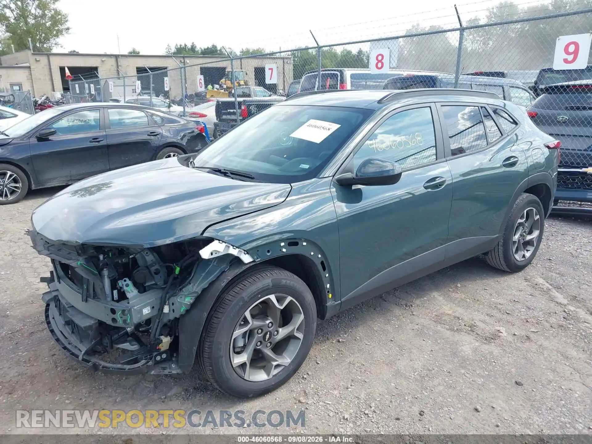 2 fotografías del automóvil dañado KL77LHEP5SC185008 CHEVROLET TRAX 2025