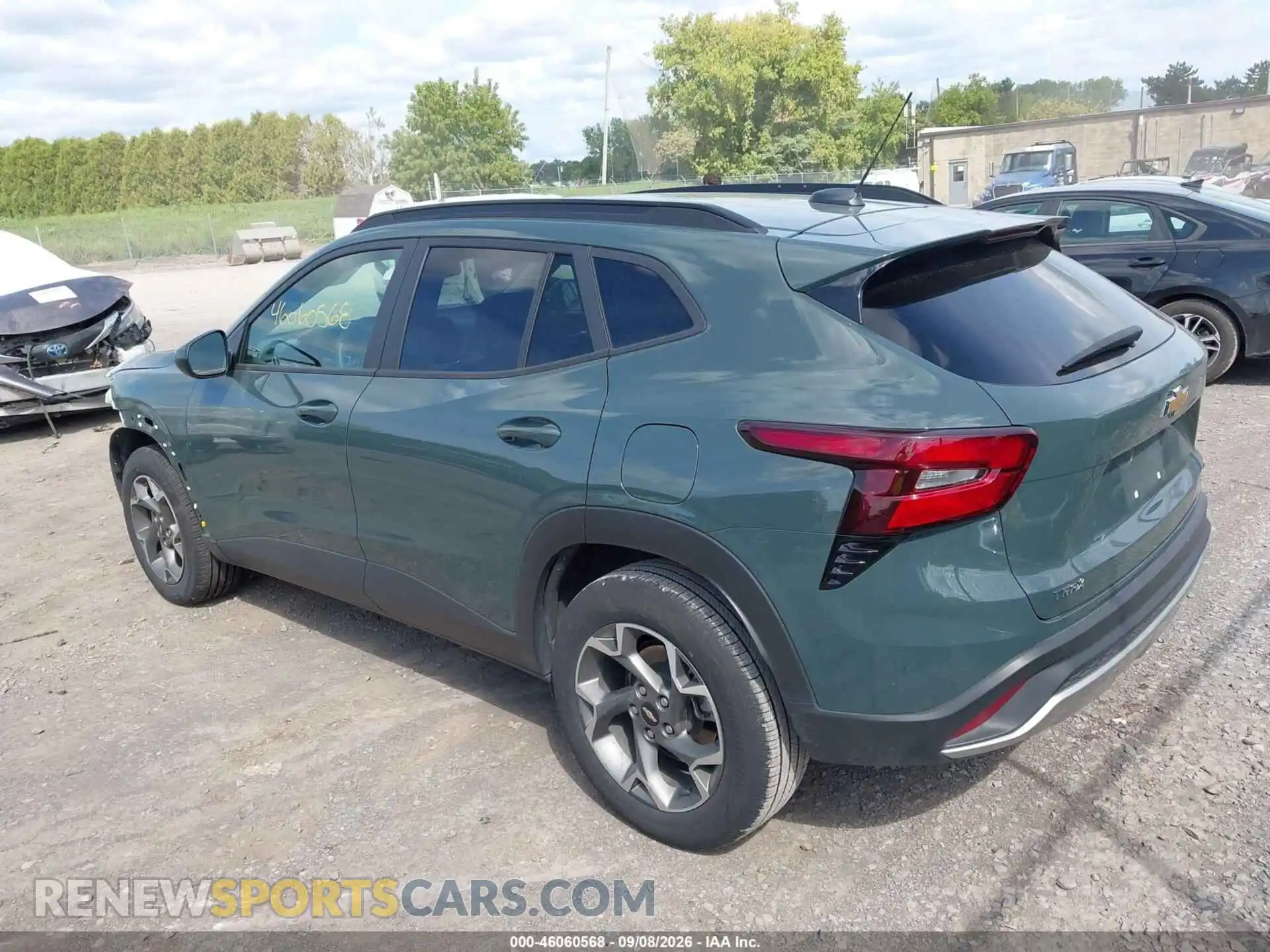 3 fotografías del automóvil dañado KL77LHEP5SC185008 CHEVROLET TRAX 2025