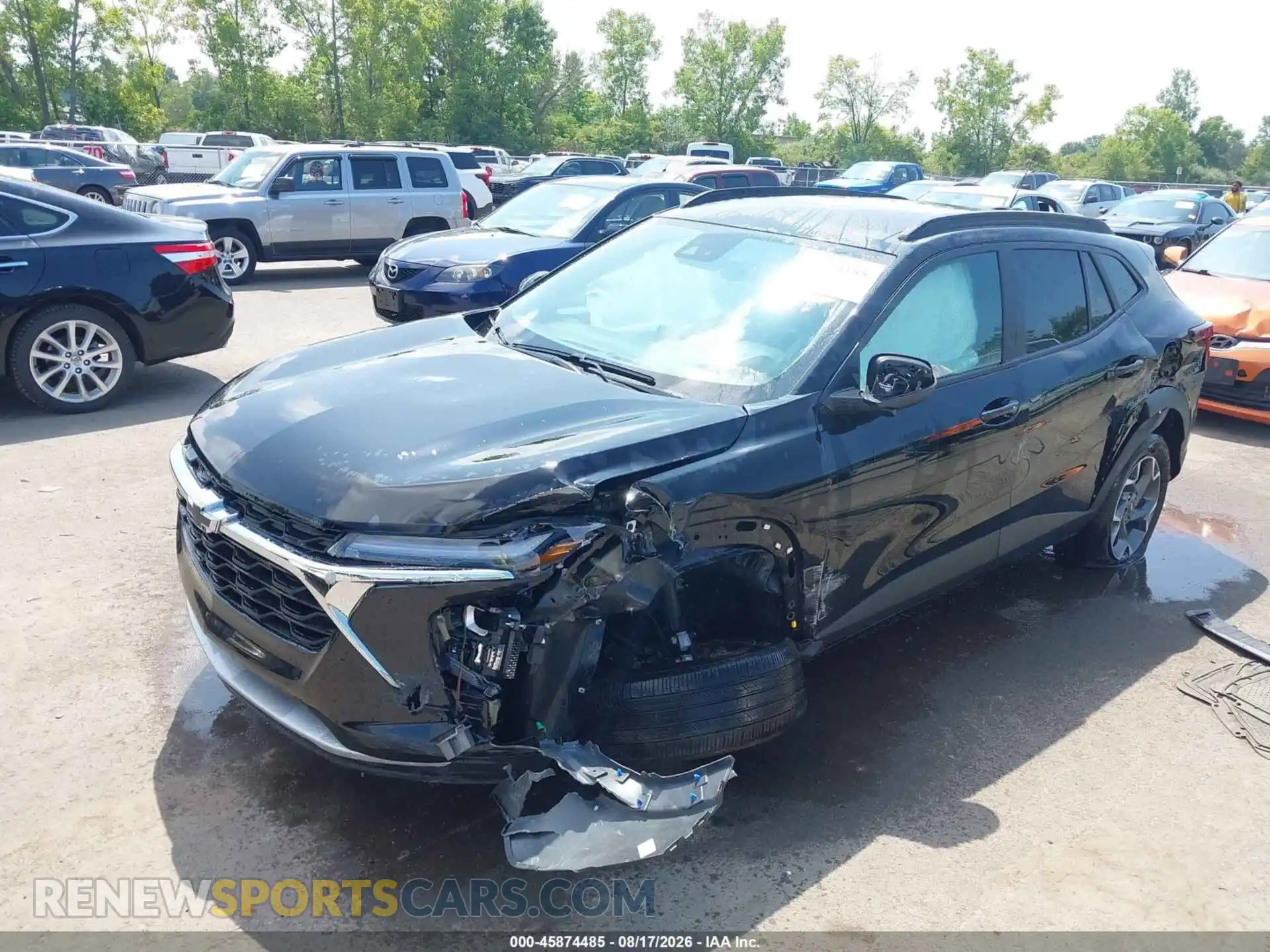 2 fotografías del automóvil dañado KL77LHEP5SC208352 CHEVROLET TRAX 2025