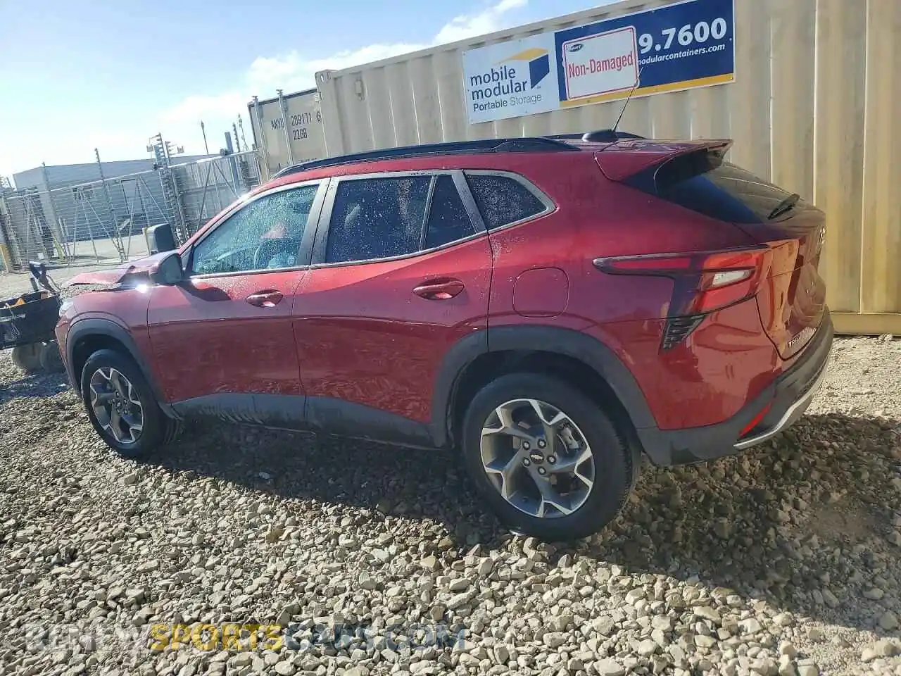 2 Photograph of a damaged car KL77LHEP5SC239505 CHEVROLET TRAX 2025