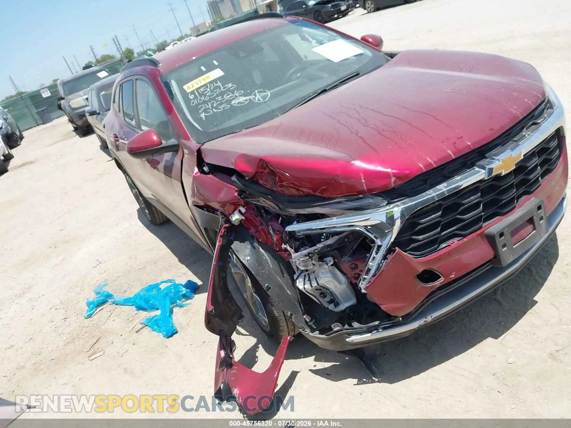 1 Photograph of a damaged car KL77LHEP5SC242386 CHEVROLET TRAX 2025