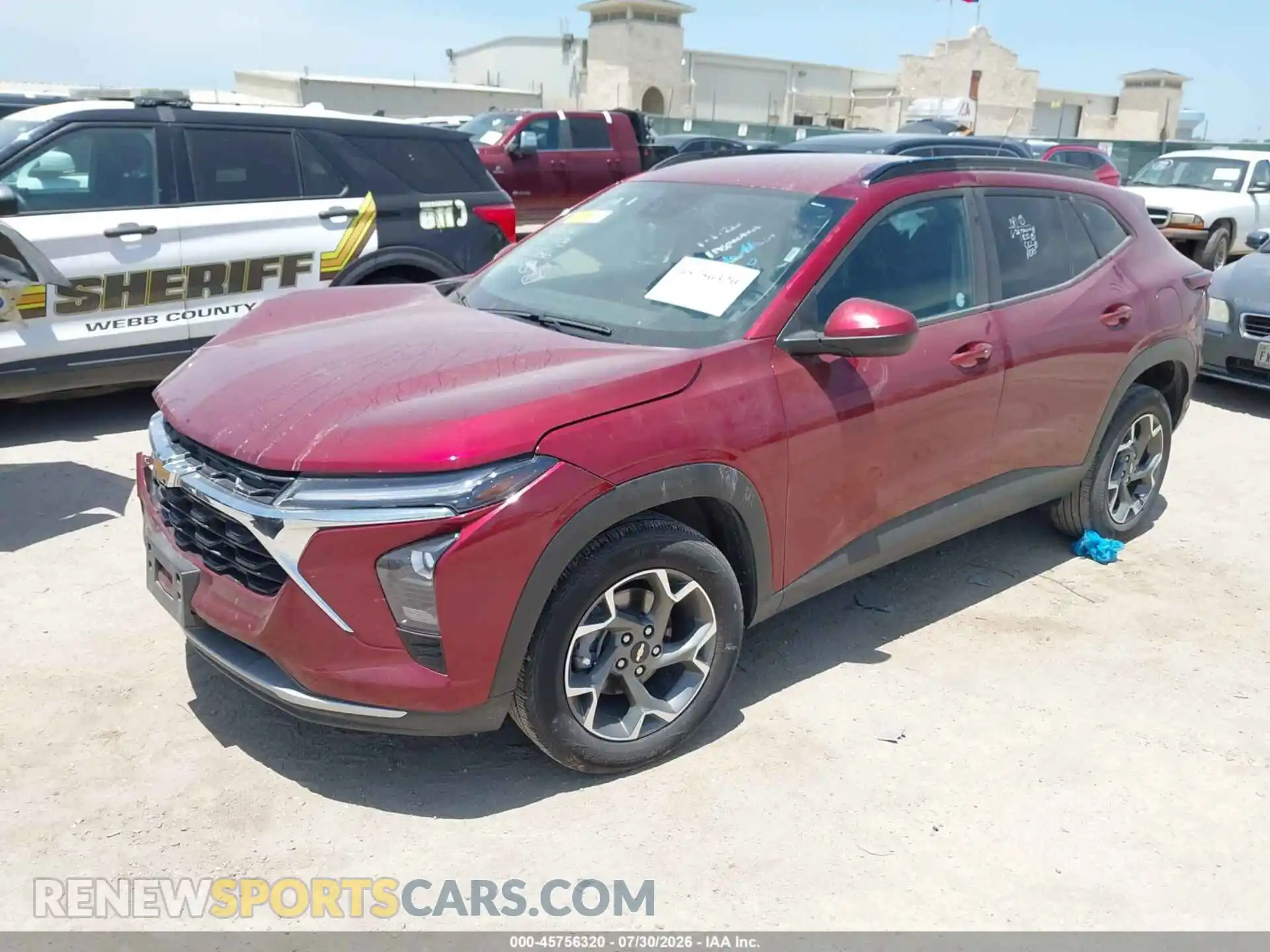 2 Photograph of a damaged car KL77LHEP5SC242386 CHEVROLET TRAX 2025