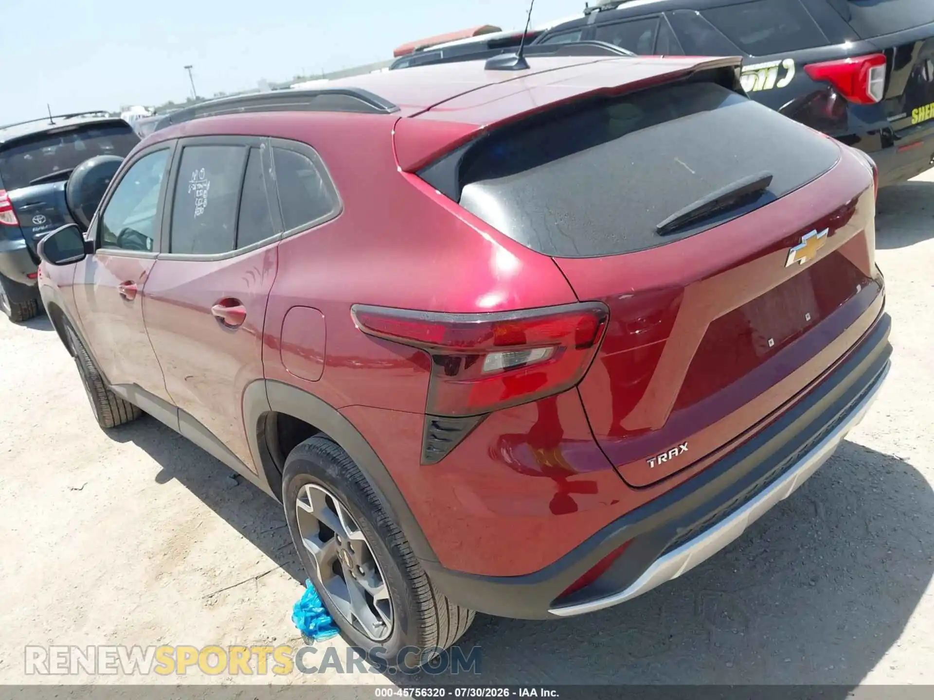 3 Photograph of a damaged car KL77LHEP5SC242386 CHEVROLET TRAX 2025