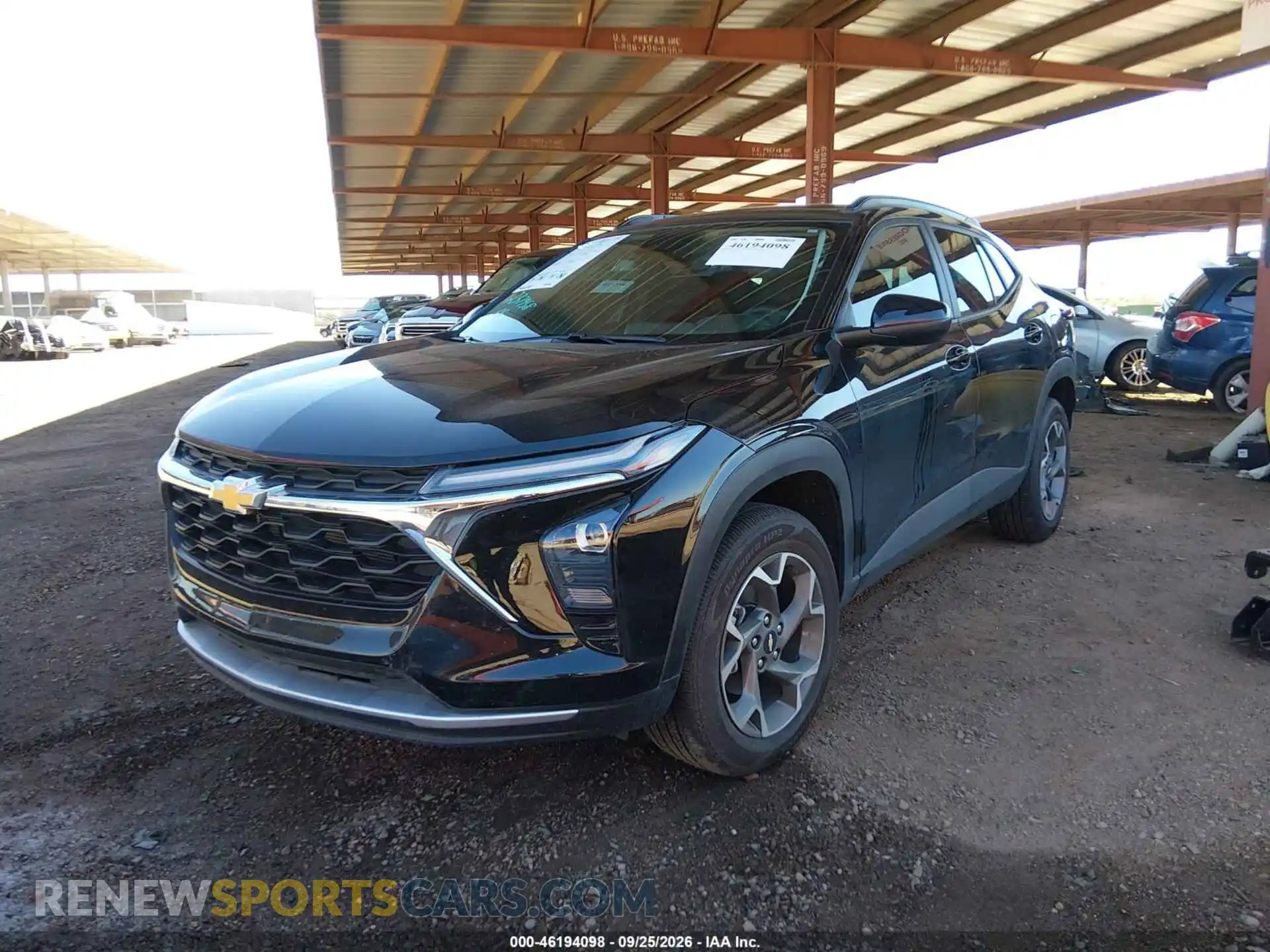 2 Photograph of a damaged car KL77LHEP5SC269359 CHEVROLET TRAX 2025