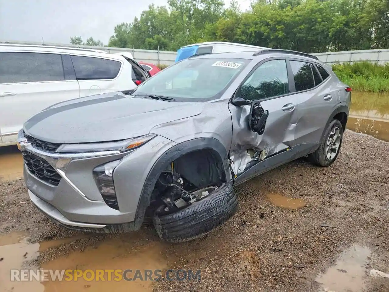 1 fotografías del automóvil dañado KL77LHEP5SC276313 CHEVROLET TRAX 2025