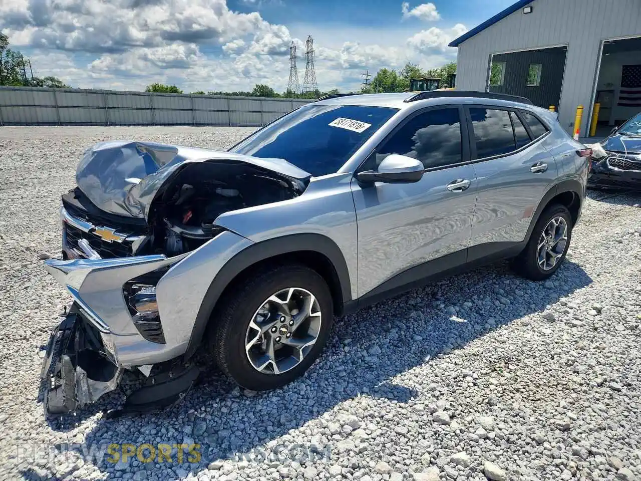 1 Photograph of a damaged car KL77LHEP5SC294567 CHEVROLET TRAX 2025