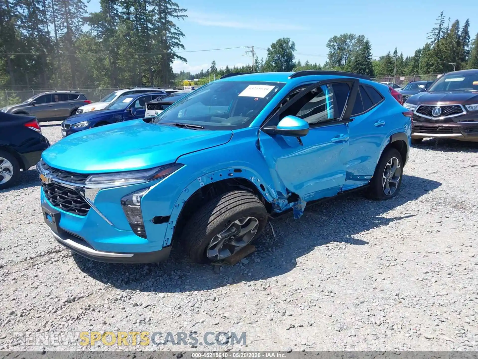 2 Photograph of a damaged car KL77LHEP5SC325669 CHEVROLET TRAX 2025