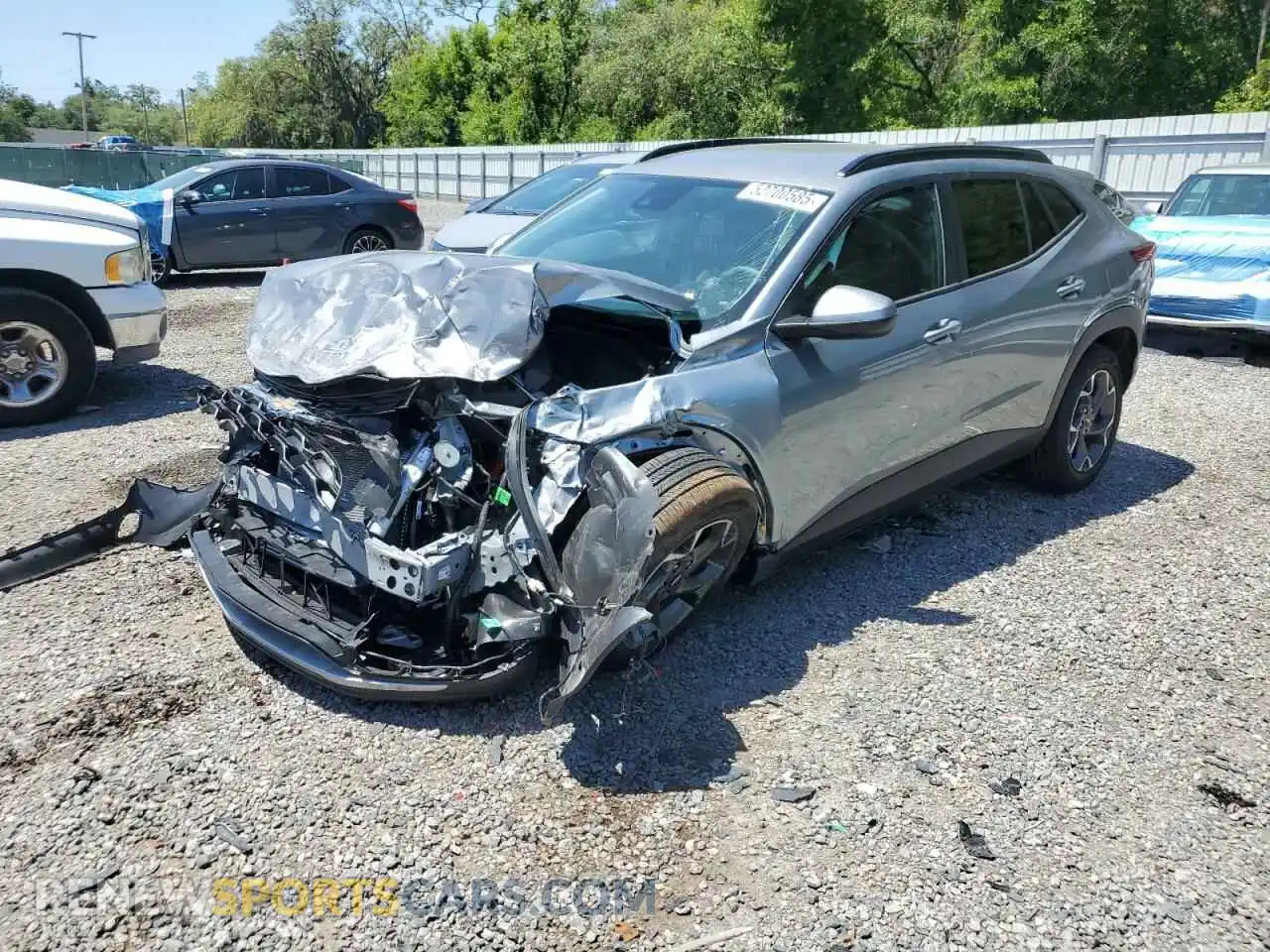 1 Photograph of a damaged car KL77LHEP6SC031505 CHEVROLET TRAX 2025