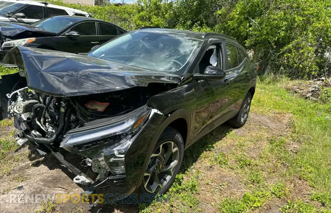 2 Photograph of a damaged car KL77LHEP6SC111578 CHEVROLET TRAX 2025