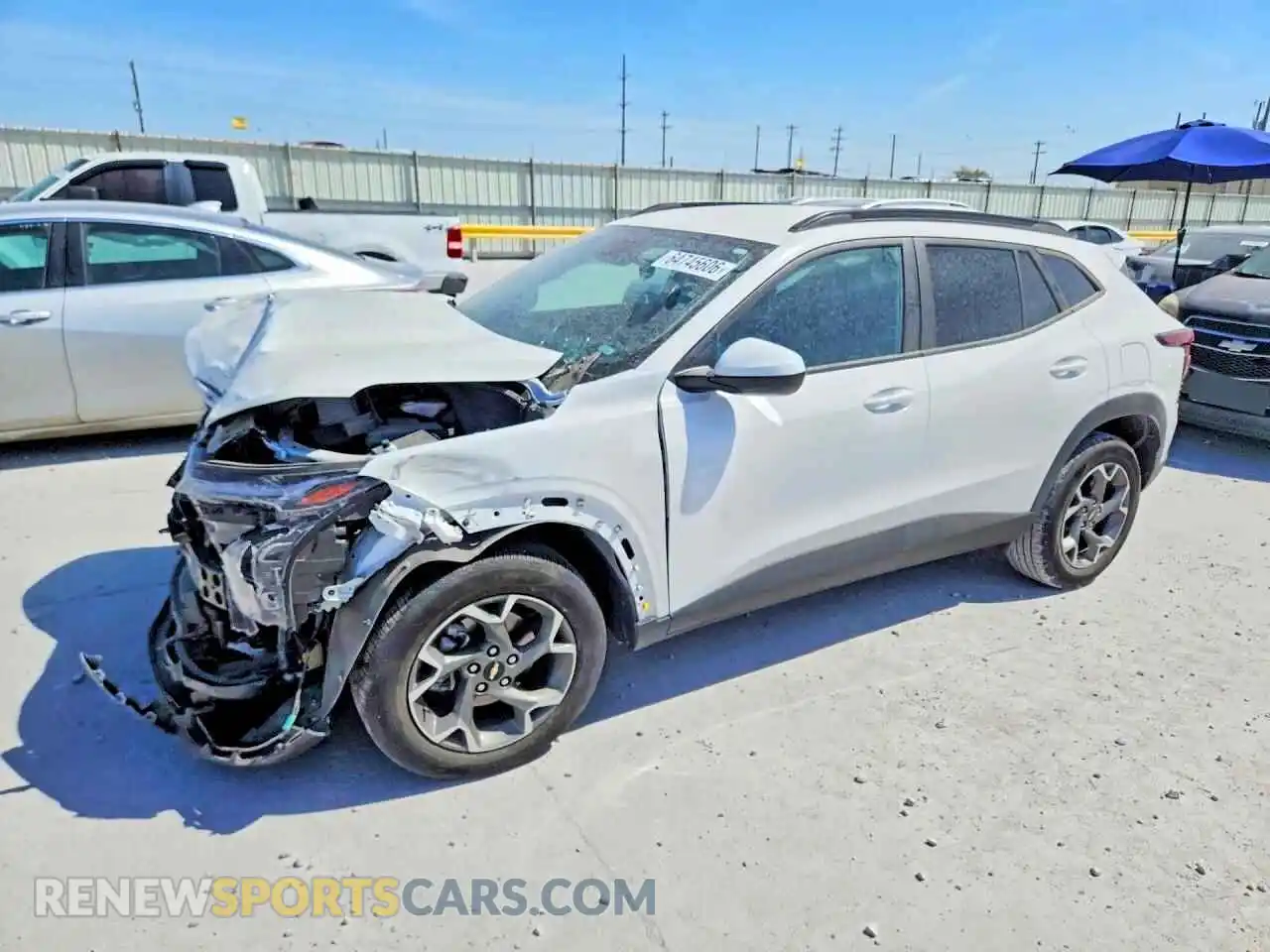 1 Фотография поврежденного автомобиля KL77LHEP6SC141874 CHEVROLET TRAX 2025